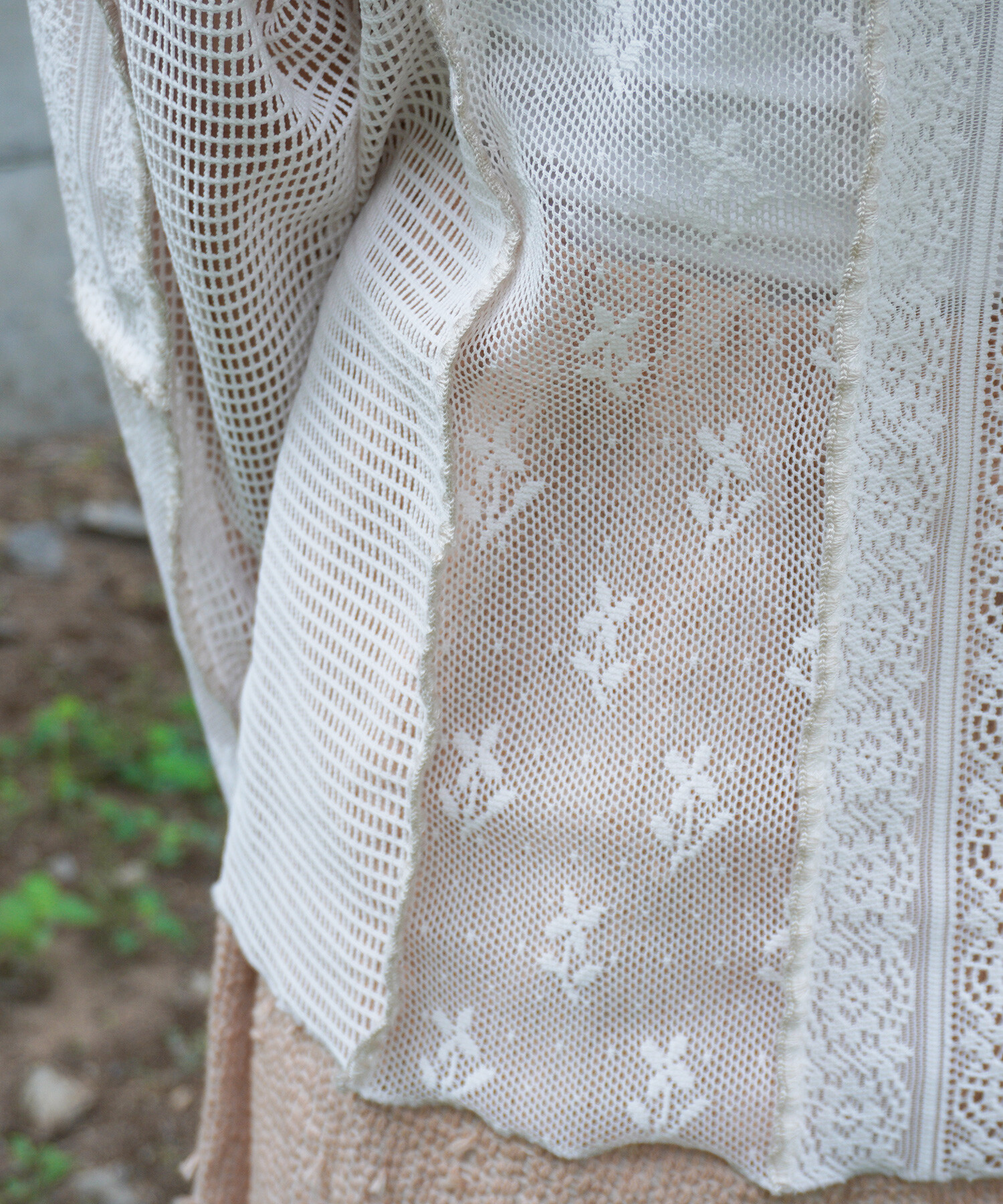 AMBIDEX Store 〇patchwork lace ロングスリーブプルオーバー(F