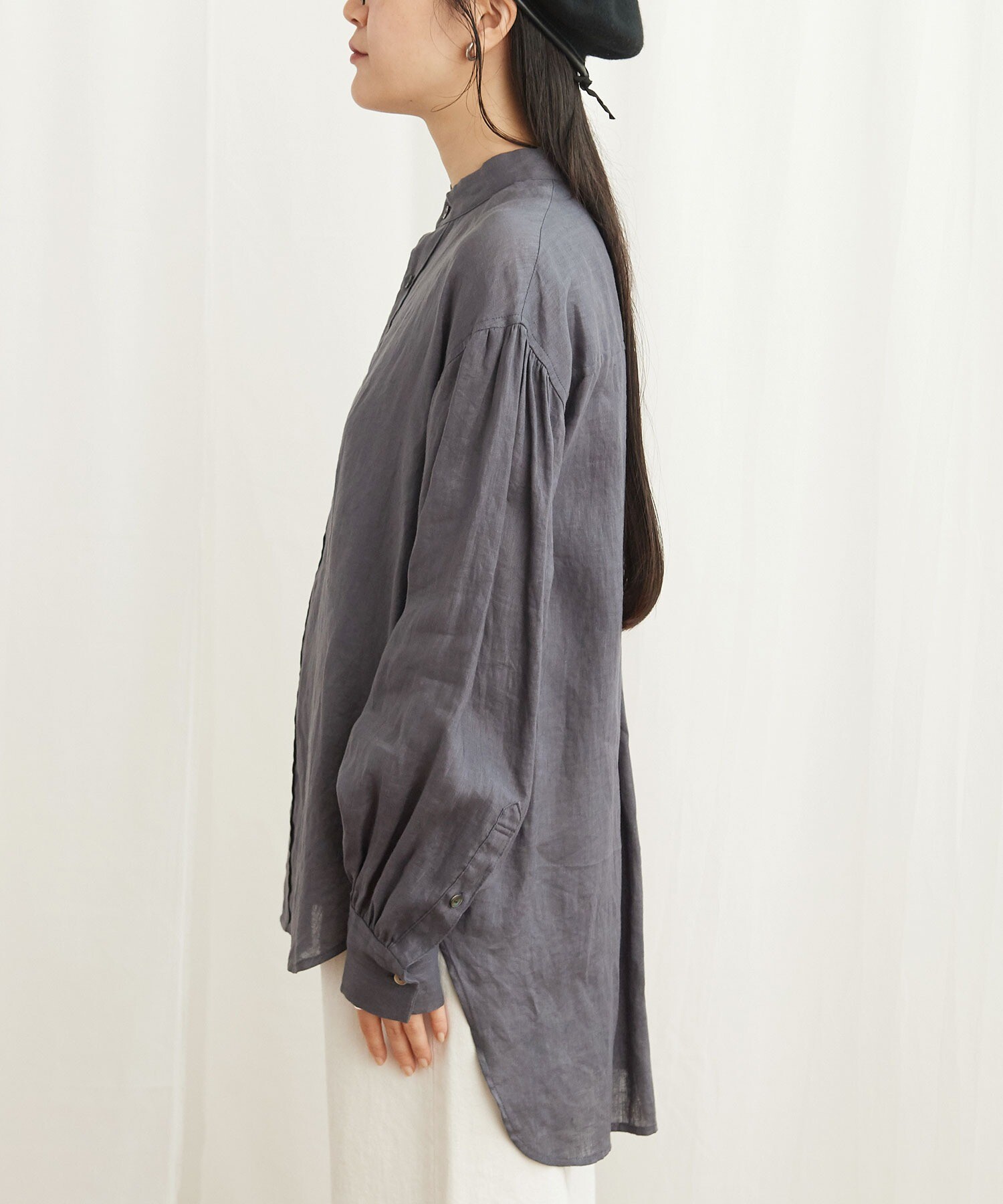 AMBIDEX Store 【予約販売】○LINEN summer shirt(F ピンク): l