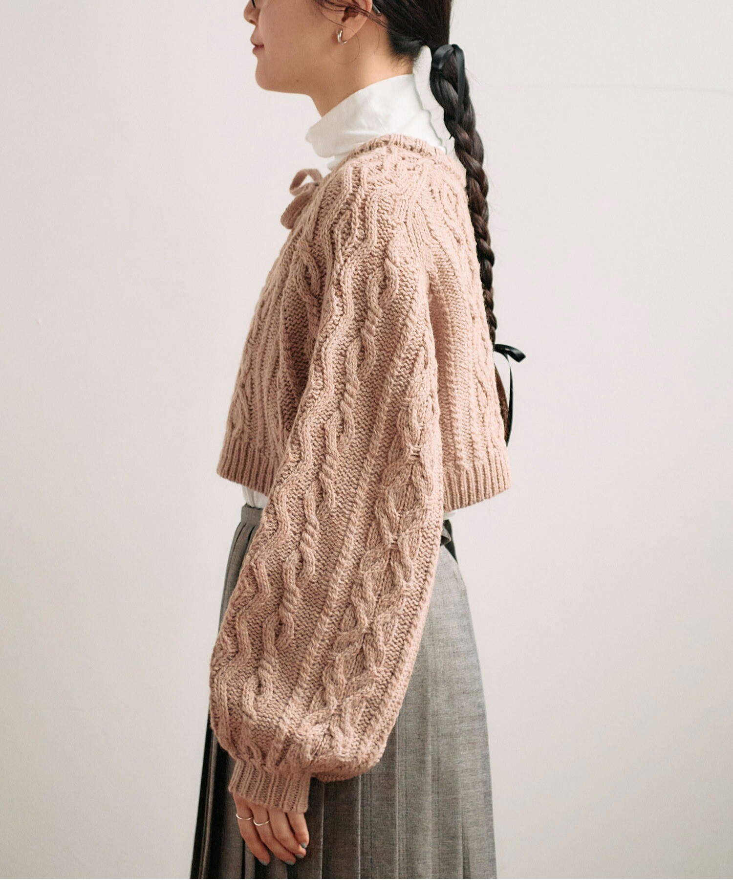 AMBIDEX Store 【予約販売】〇SHETLAND 2way bolero(F ピンク): l'atelier du savon