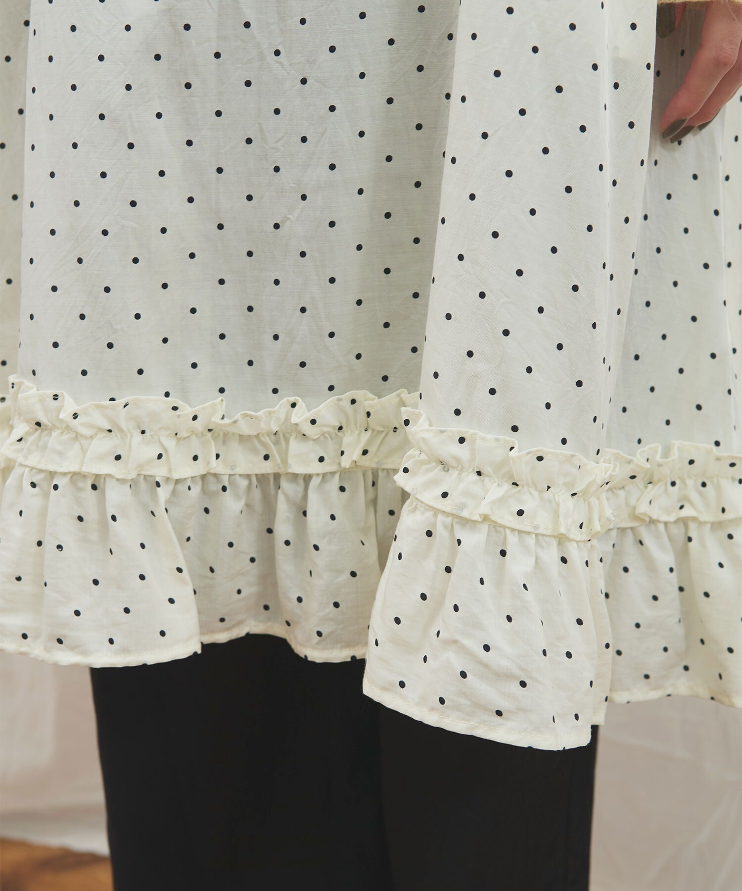 AMBIDEX Store 〇CottonCupra twill mini dress(F クロ): l'atelier du