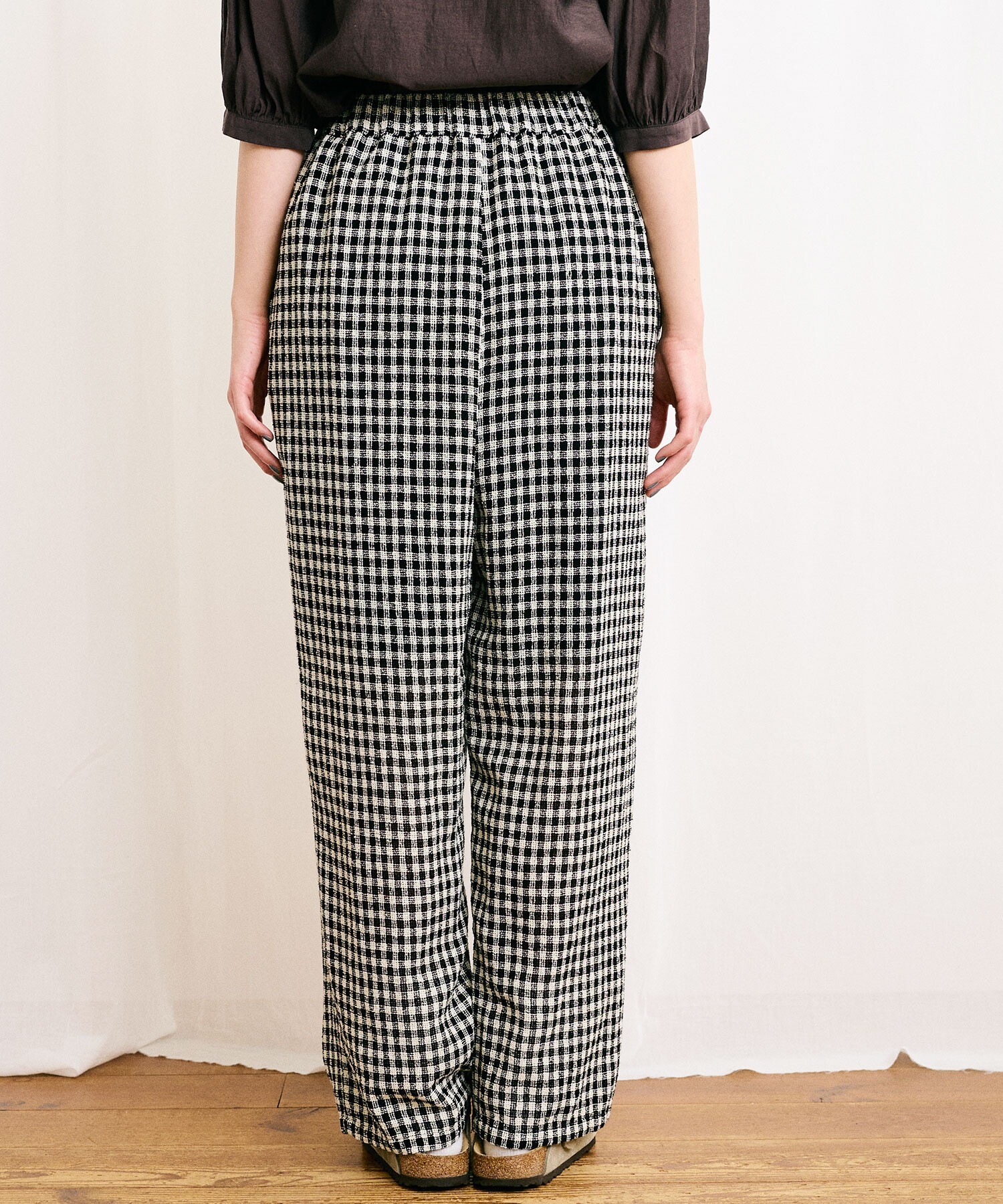 AMBIDEX Store △〇silhouette pants(F チェック): l'atelier du