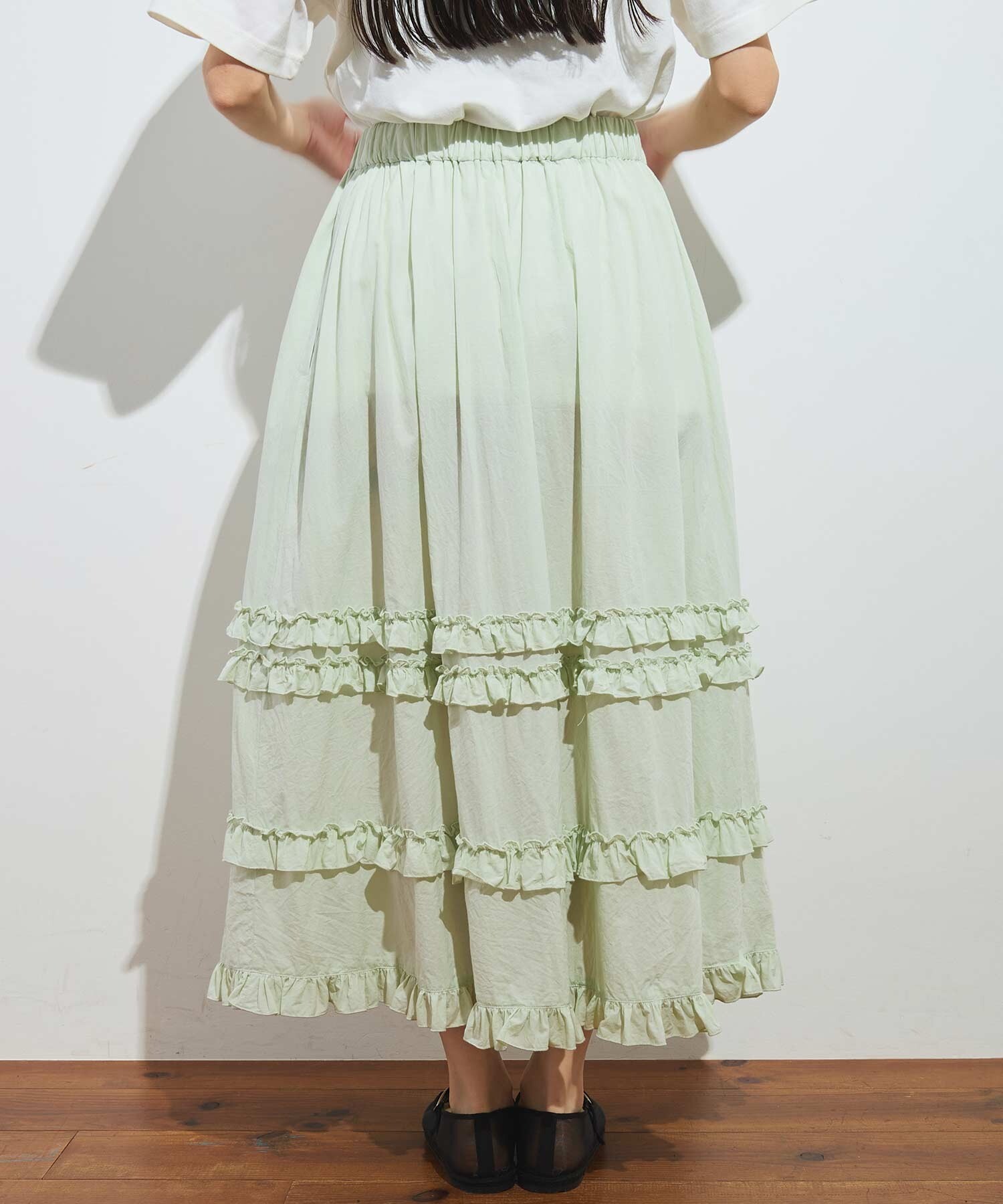 LEMEME ♥ Branche Skirt /追跡付 AMBIDEX Store △○BLACK full moon skirt(F クロ): l'atelier