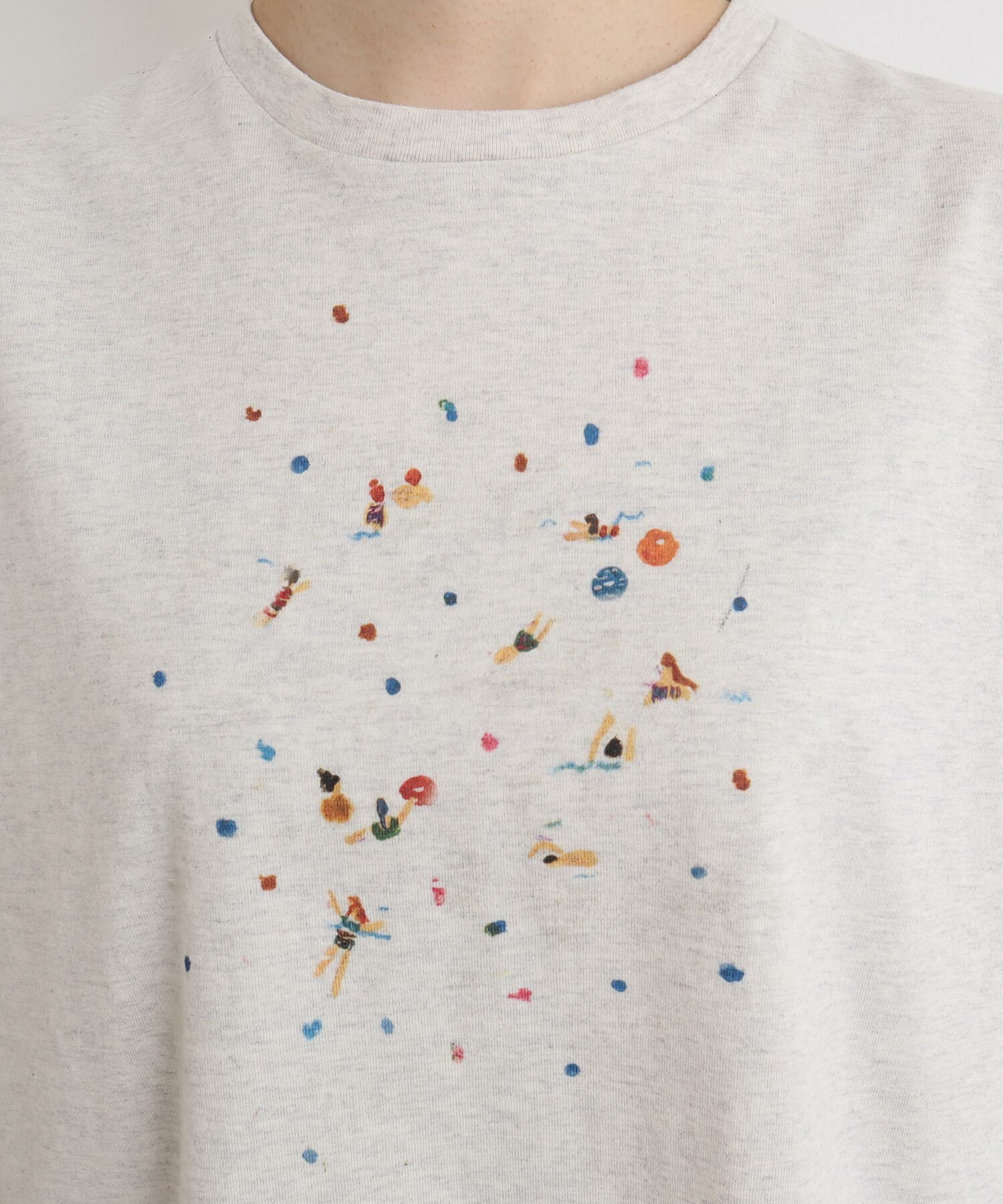 tシャツ 夏のひととき　スケッチＴシャツ レディース AMBIDEX Store △〇夏のひととき スケッチTシャツ(F キナリ): l