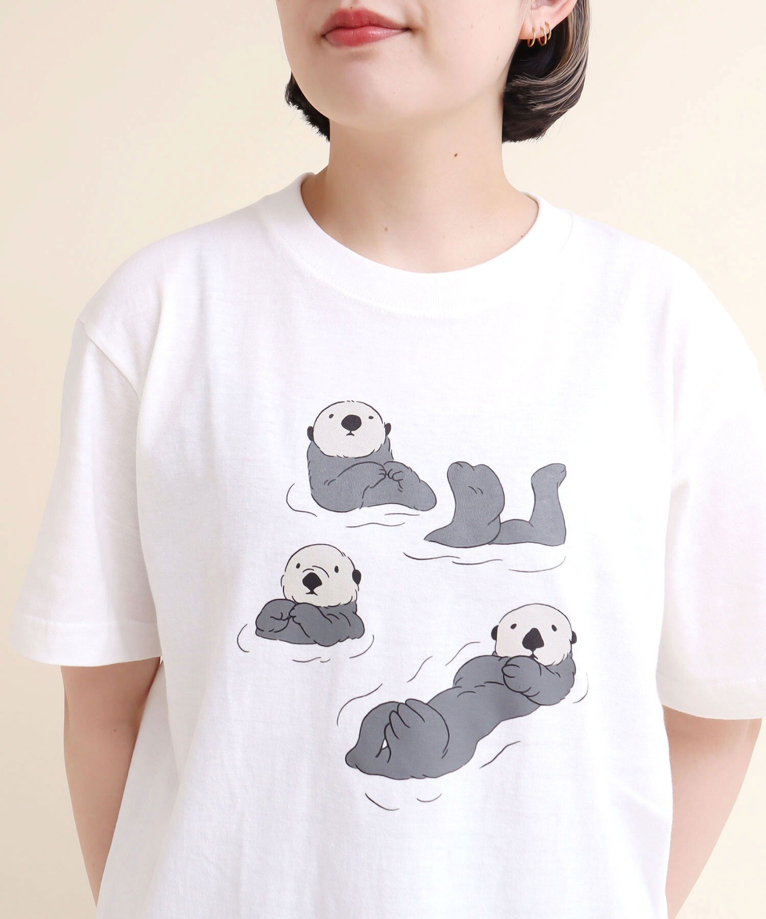 ★Life Work★ アンフォグTシャツ＆ショーツセット コラボ】フォトグラファーコラボロングシルエットカットソー