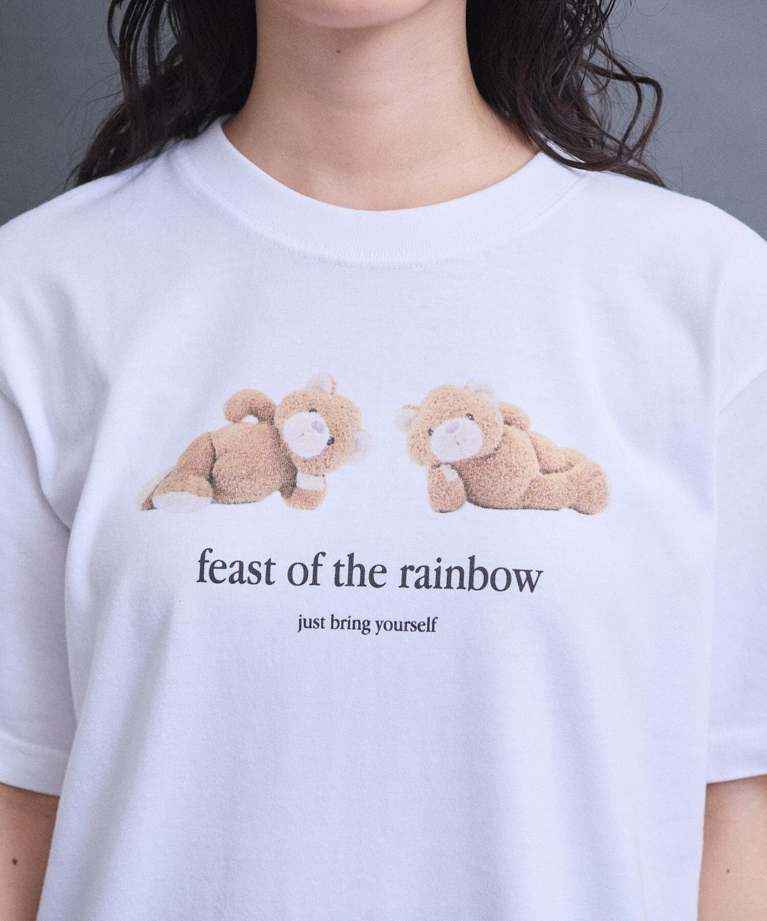 ホワイトテディベア Tシャツ付き【新生活応援セール！】 新生活応援セール！】ホワイトテディベア Tシャツ付き 【公式通販】