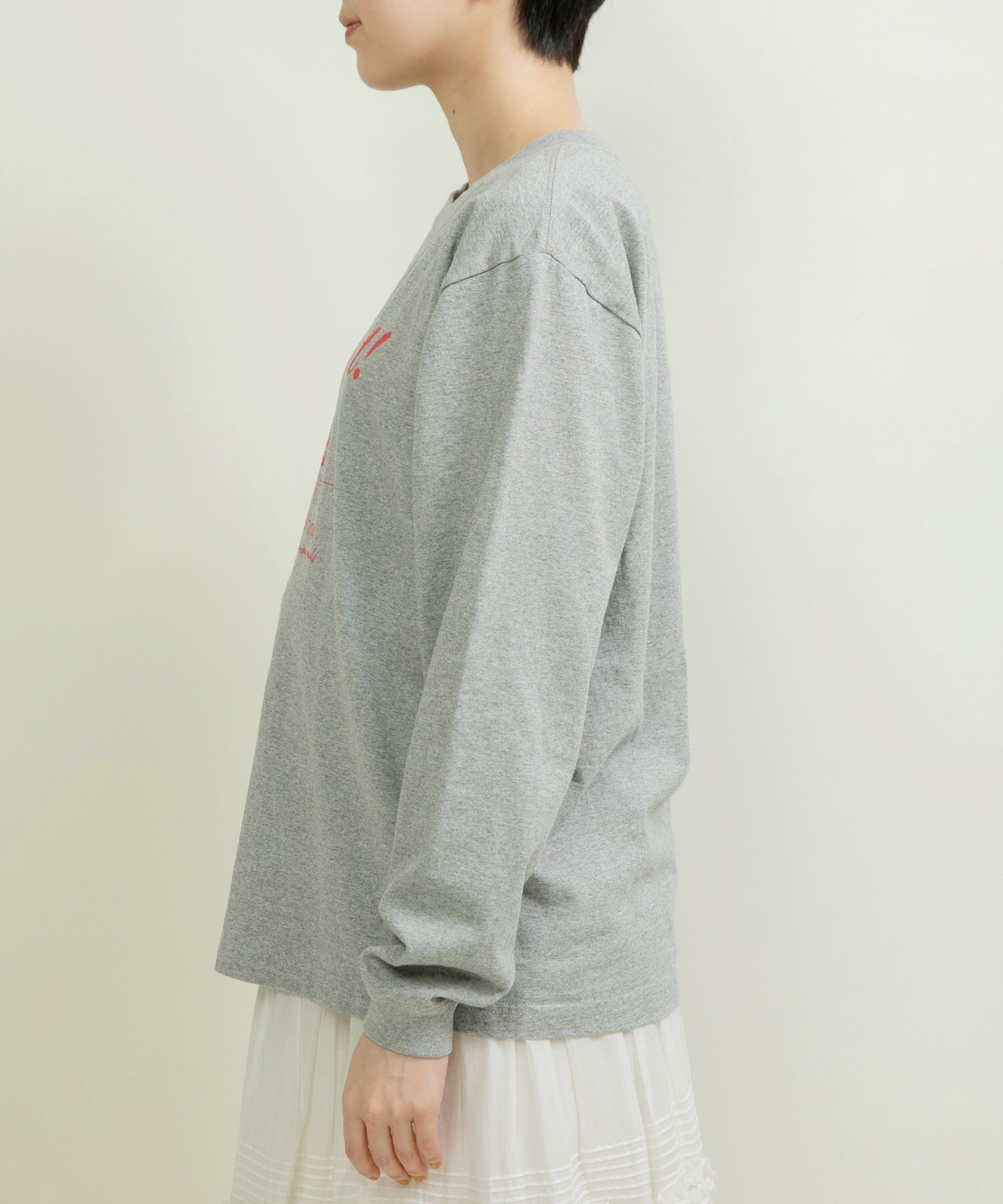 AMBIDEX Store 【予約販売】○16/-天竺 秋を待つ犬プリント ロン
