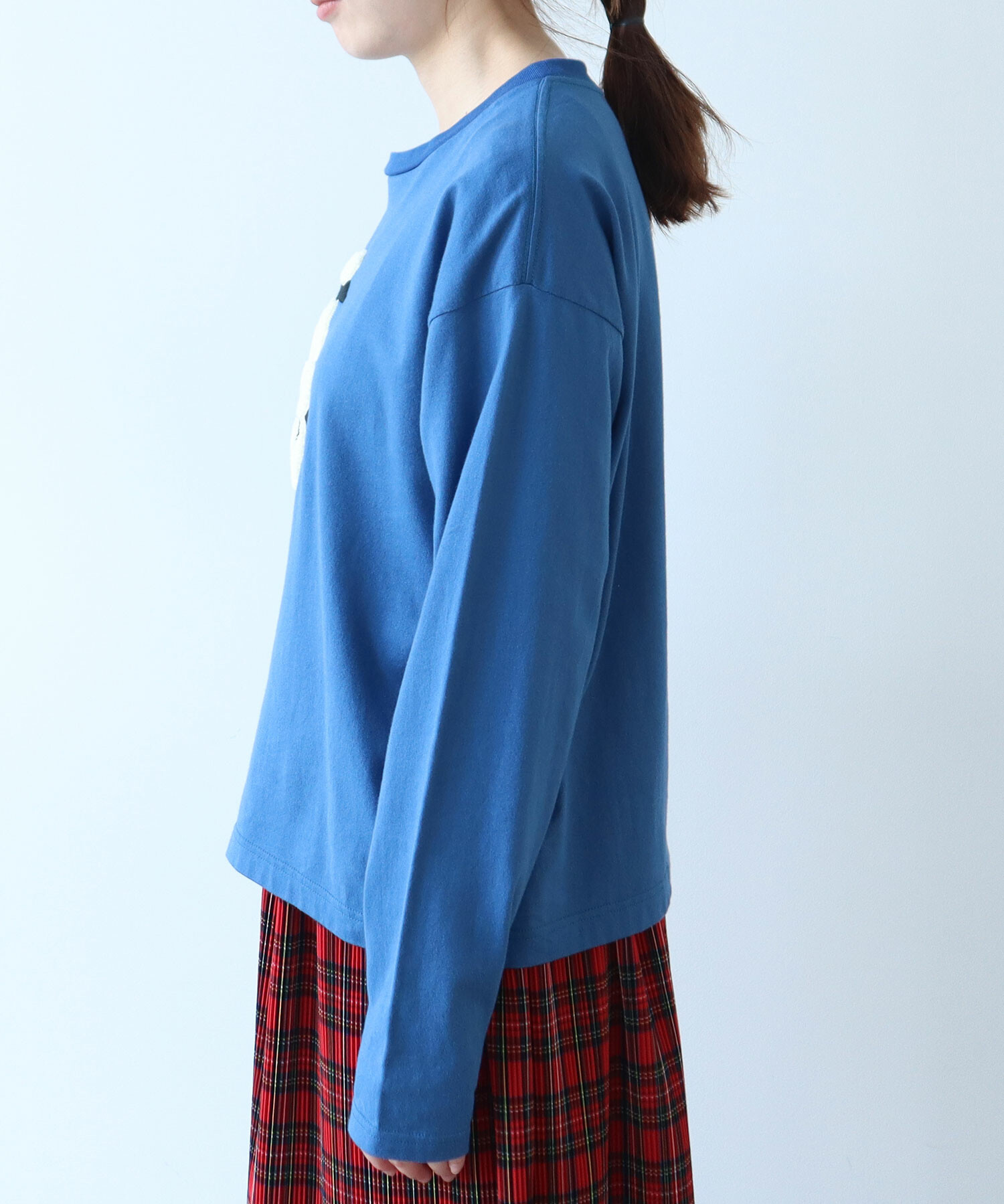 AMBIDEX Store ○ ひつじ刺繍 Tシャツ(F オートミール): bulle