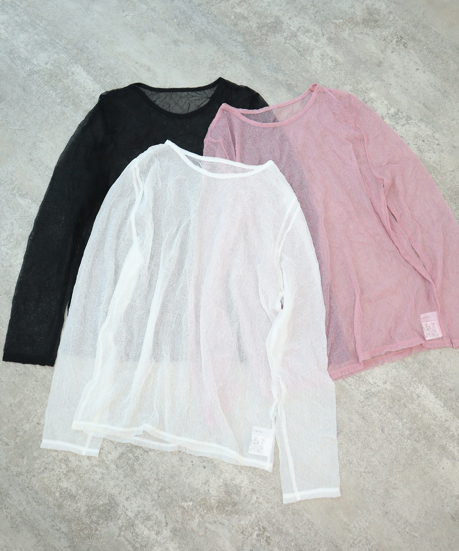 AMBIDEX Store 〇tulle 長袖プルオーバー(F シロ): bulle de savon