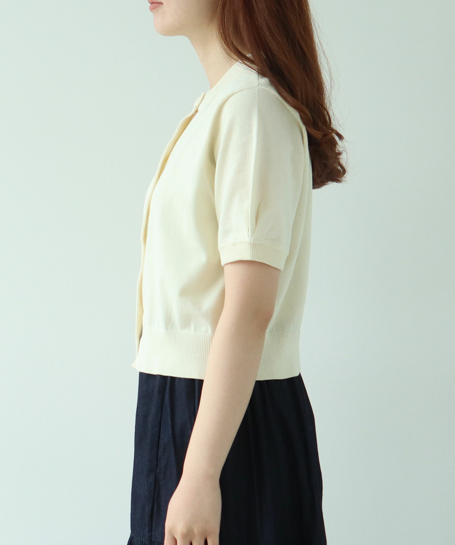 AMBIDEX Store 〇 COOL POTTER 半袖カーディガン(F アカ): bulle