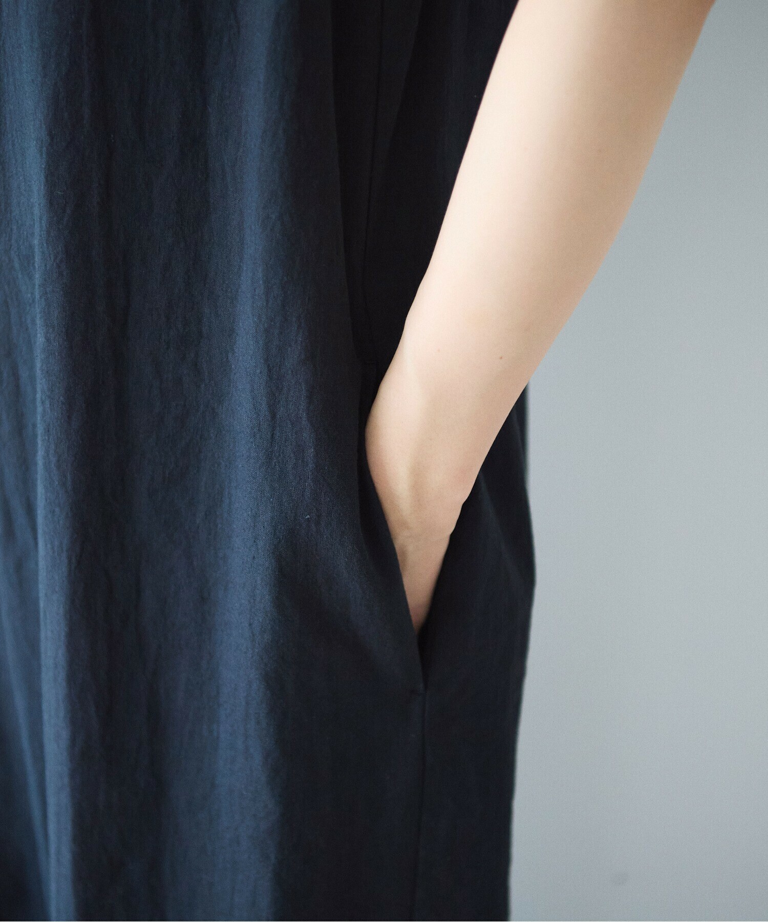 AMBIDEX Store 高密度Cotton/Linen オールインワン(M クロ): yuni