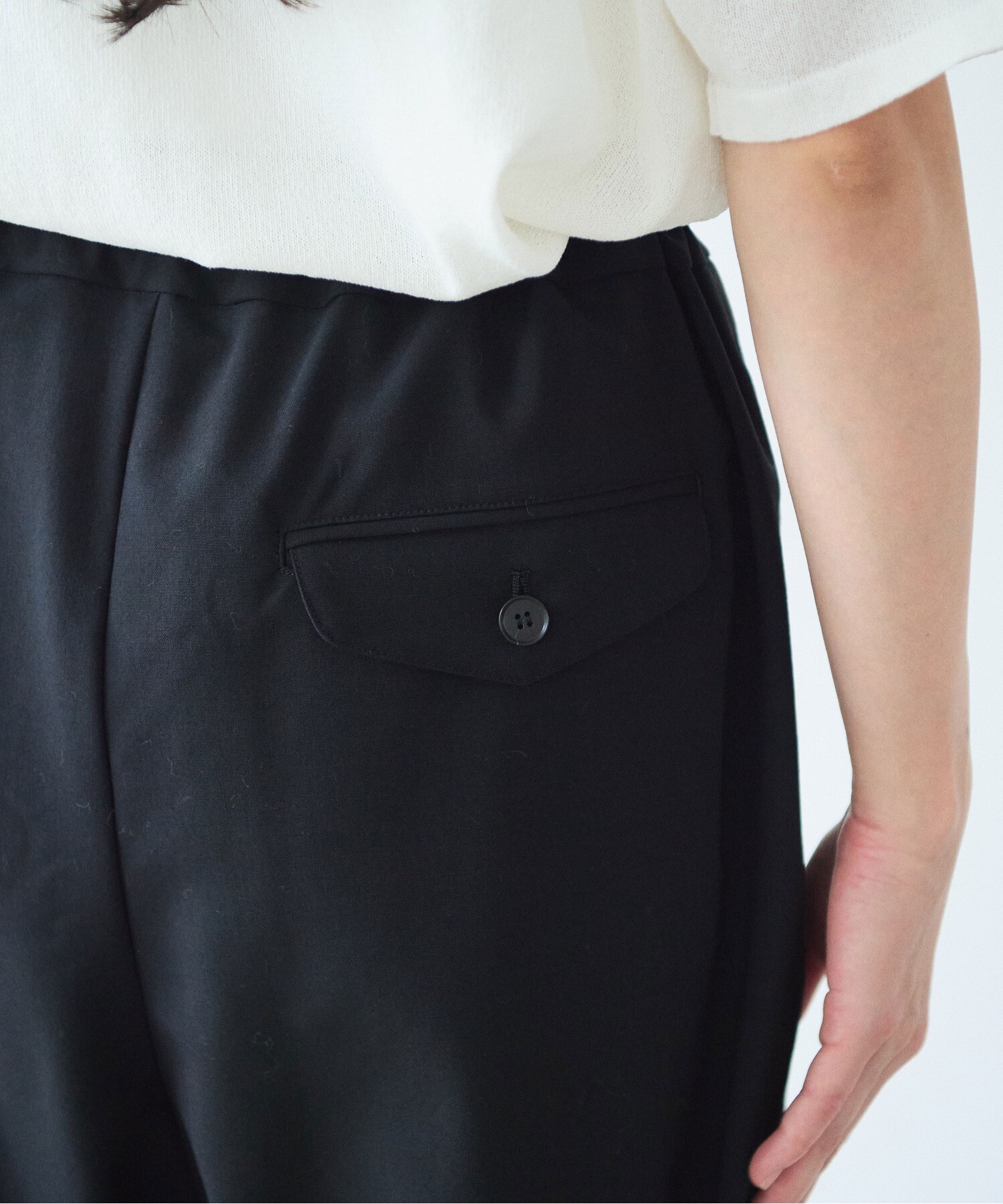 AMBIDEX Store washable summer wool gum tack パンツ(F パープル): yuni