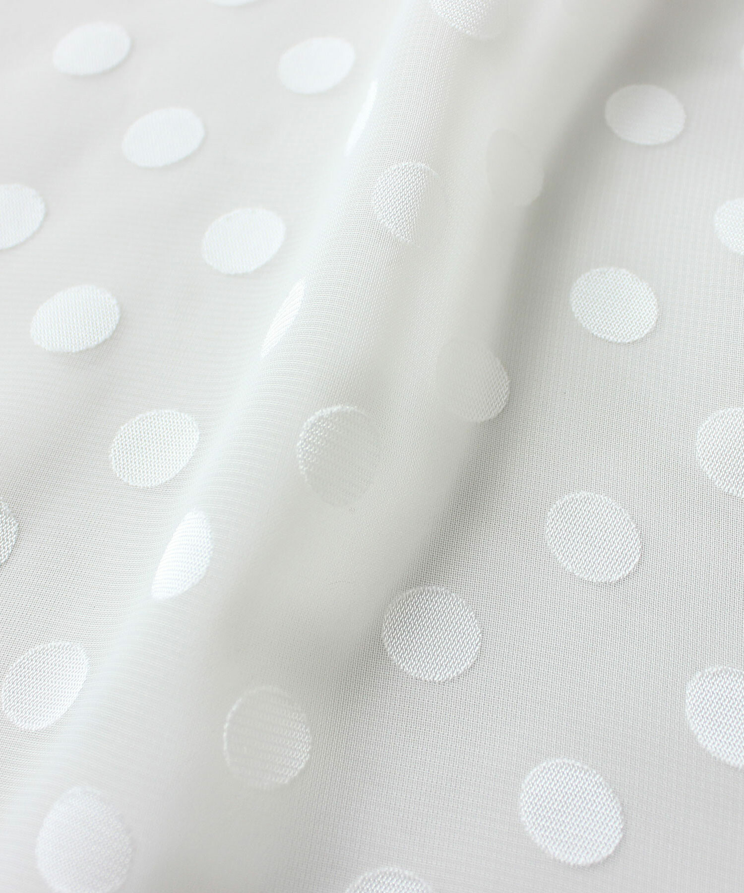 AMBIDEX Store 〇オパールドット スタンドカラー長袖シャツ(F シロ): iki 