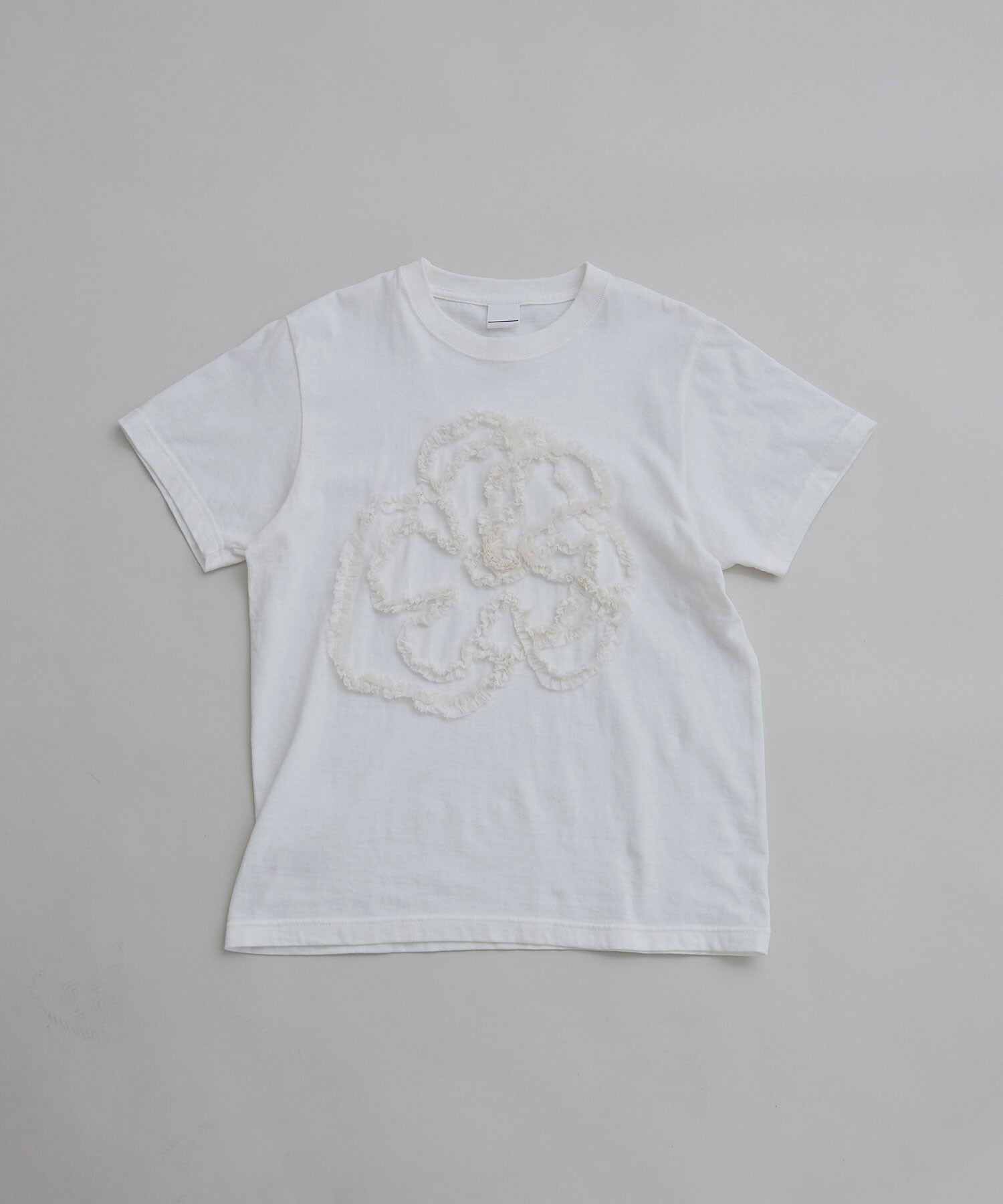 AMBIDEX Store 【予約販売】〇セミコーマ天竺 テープ刺繍 Tシャツ(F 