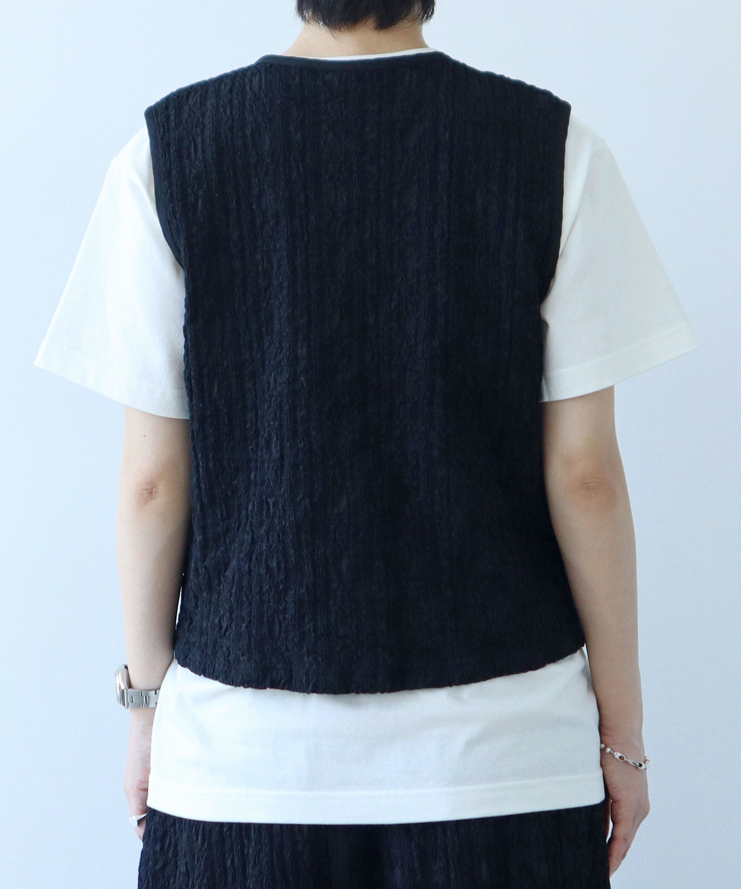 AMBIDEX Store ○【WEB別注カラー】ストライプ刺繍 ベスト