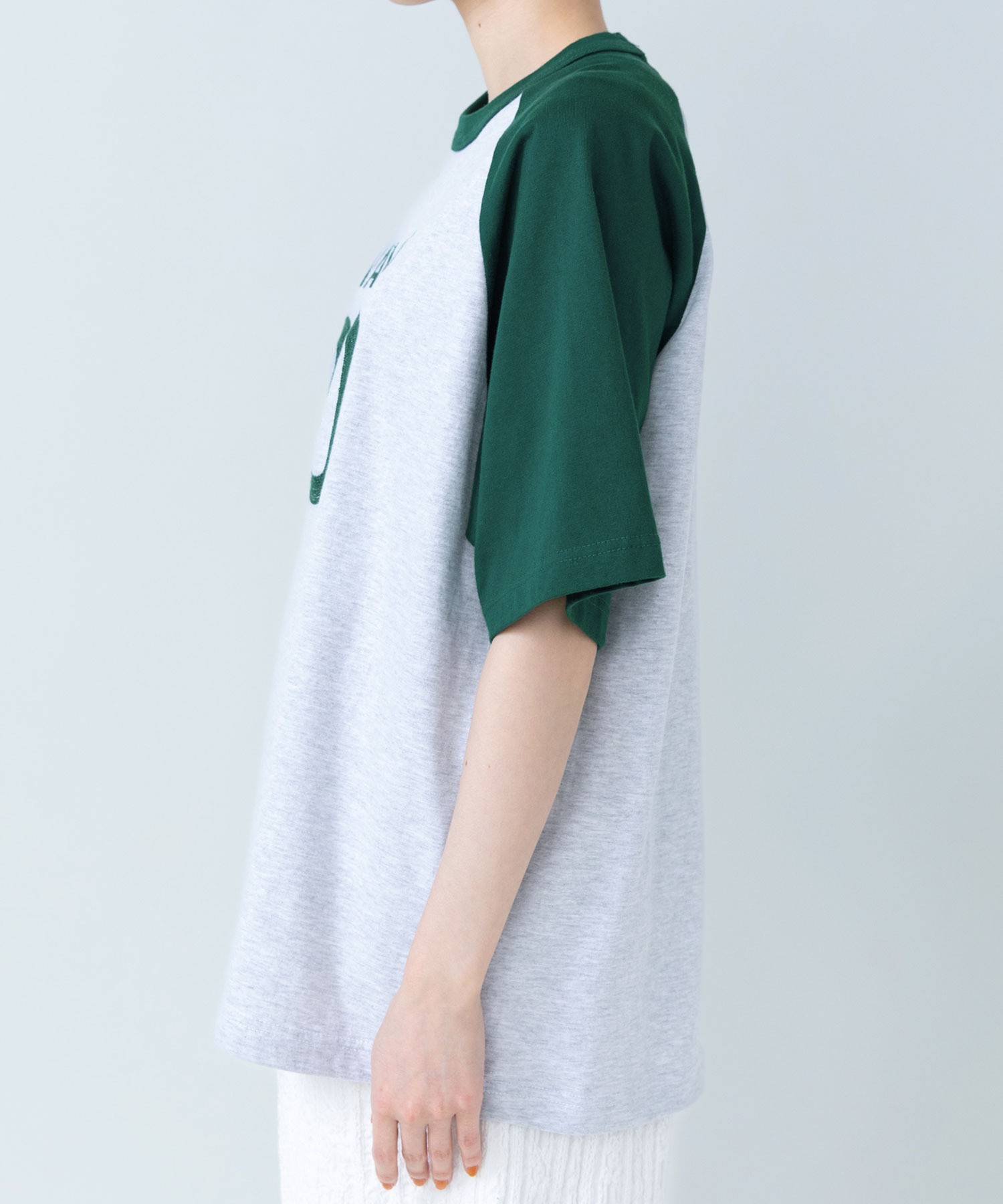 AMBIDEX Store ○#80NAVYS ラグランTシャツ(F カーキ): PAR ICI