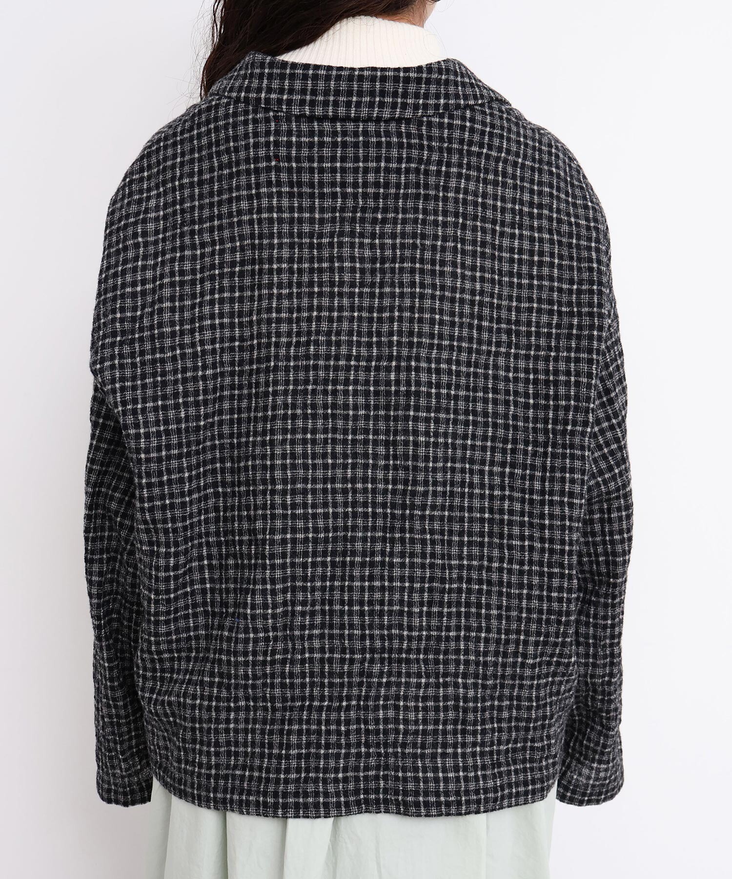 d*4様 20471120 ウールジャケット AMBIDEX Store 〇ウールガーゼジャケット(F クロ): l'atelier du savon