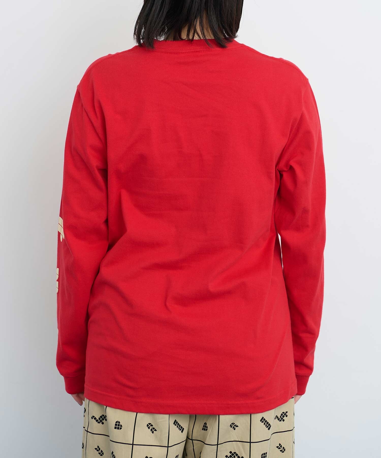【ALBUM DI FAMIGLIＡ】PULL TUNIC　レッド　ロンT長袖 Album di Famiglia Short Tunic TC - Poppy Red | Garmentory