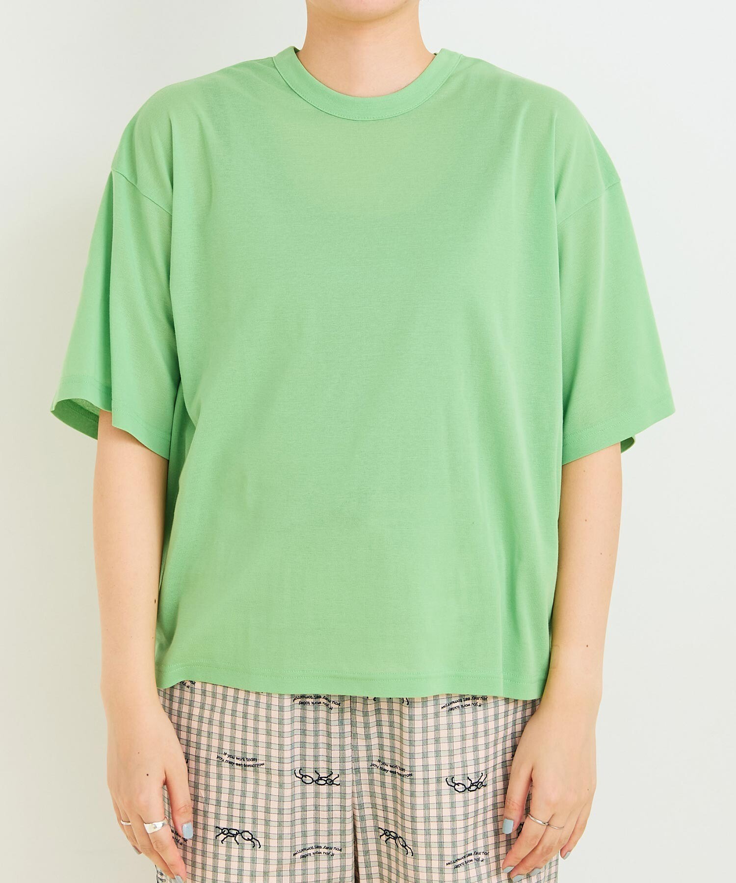 AMBIDEX Store 【予約販売】〇Finley rib BACK HOLE Tシャツ(F