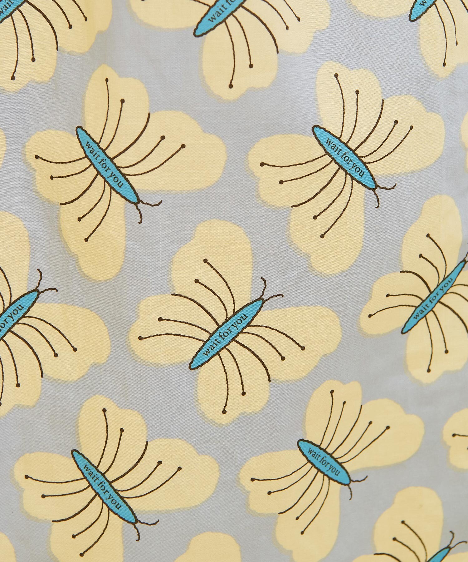 AMBIDEX Store ○Butterfly flower スカーフ(F グレー): l