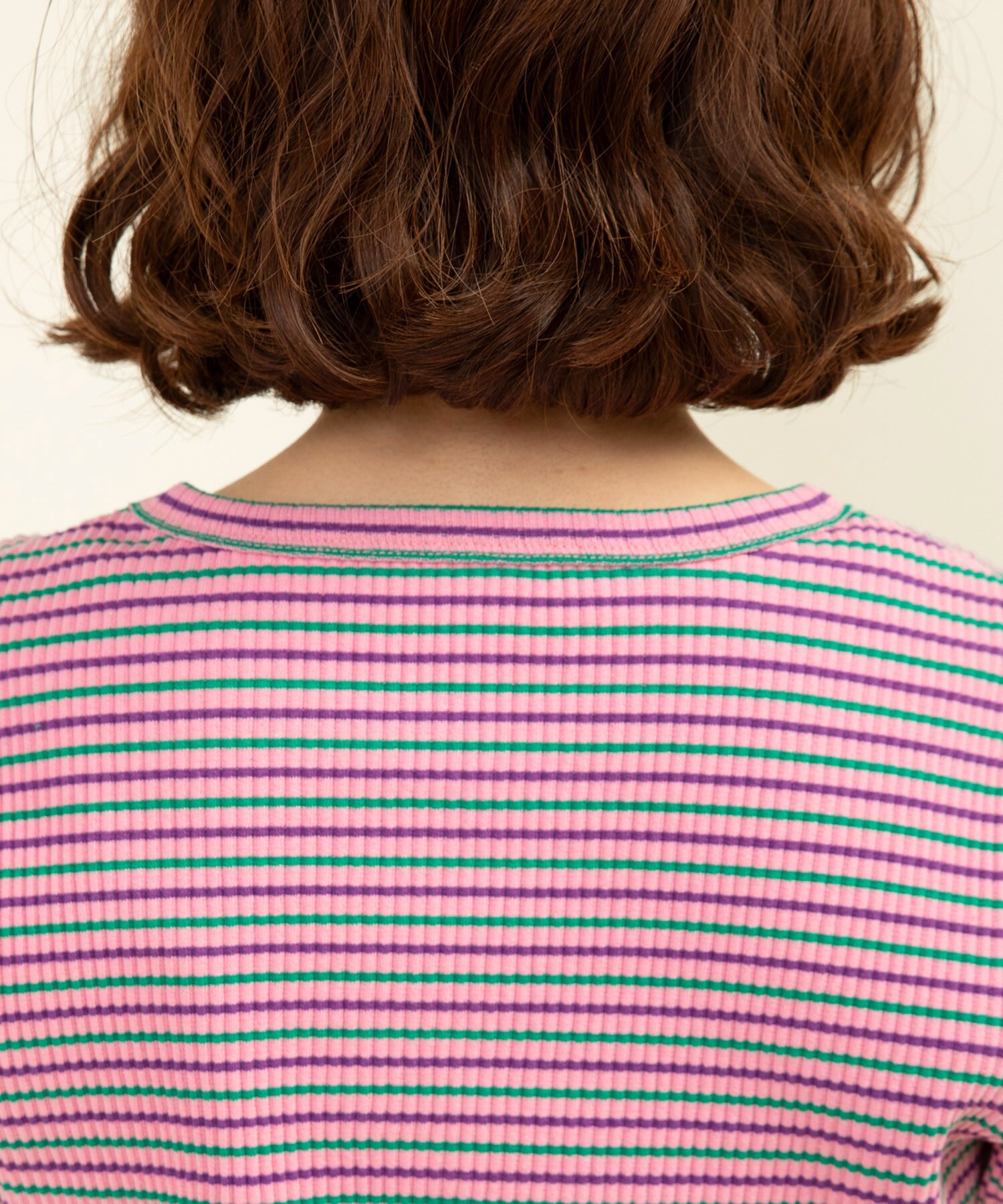 BORDERS at BALCONY/ボーダーズアットバルコニー】PUFF SLEEVE