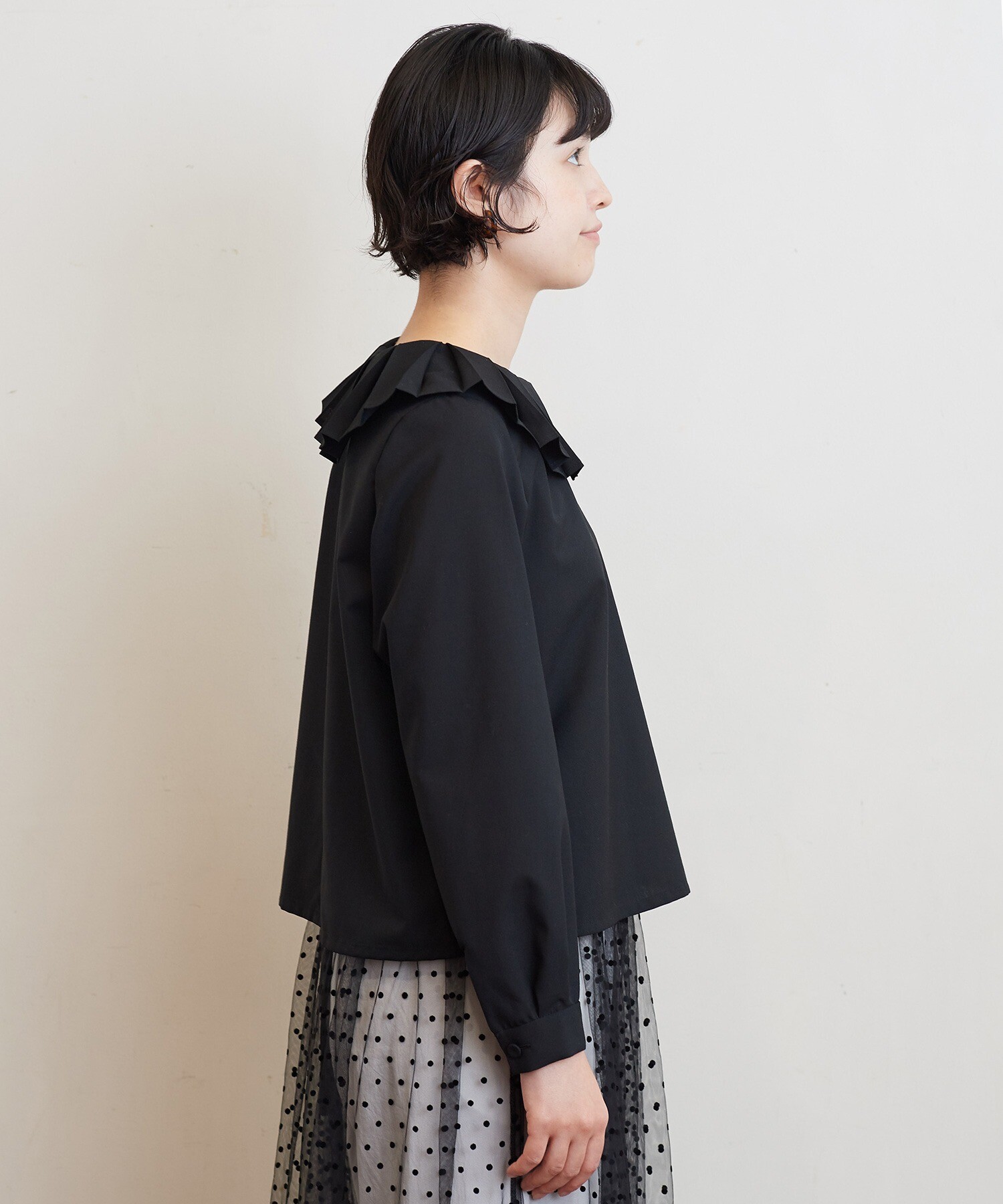 AMBIDEX Store ○T/W Pleats ブラウス(F クロ): bulle de savon