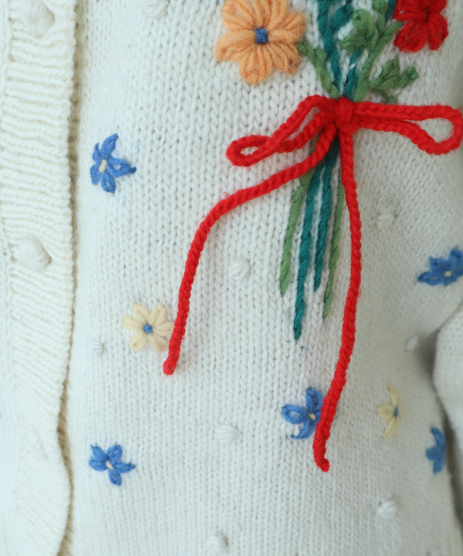 『ピカピカピカソ様』専用 AMBIDEX Store 【予約販売】〇 ペルーハンドニット ブーケ刺繍