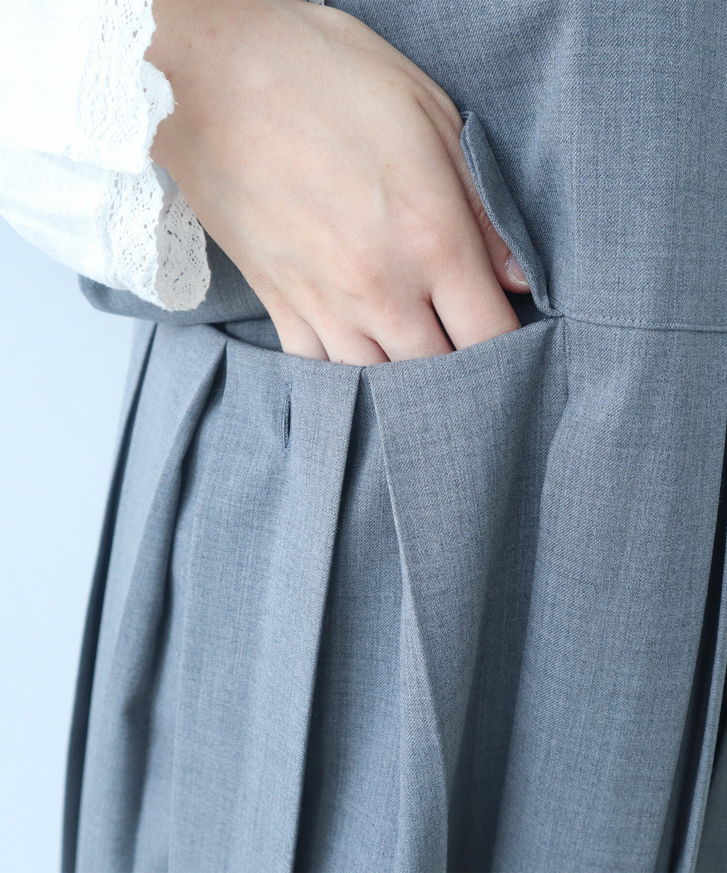 AMBIDEX Store 〇 2 / 80 TWツイル プリーツジャンパースカート(F