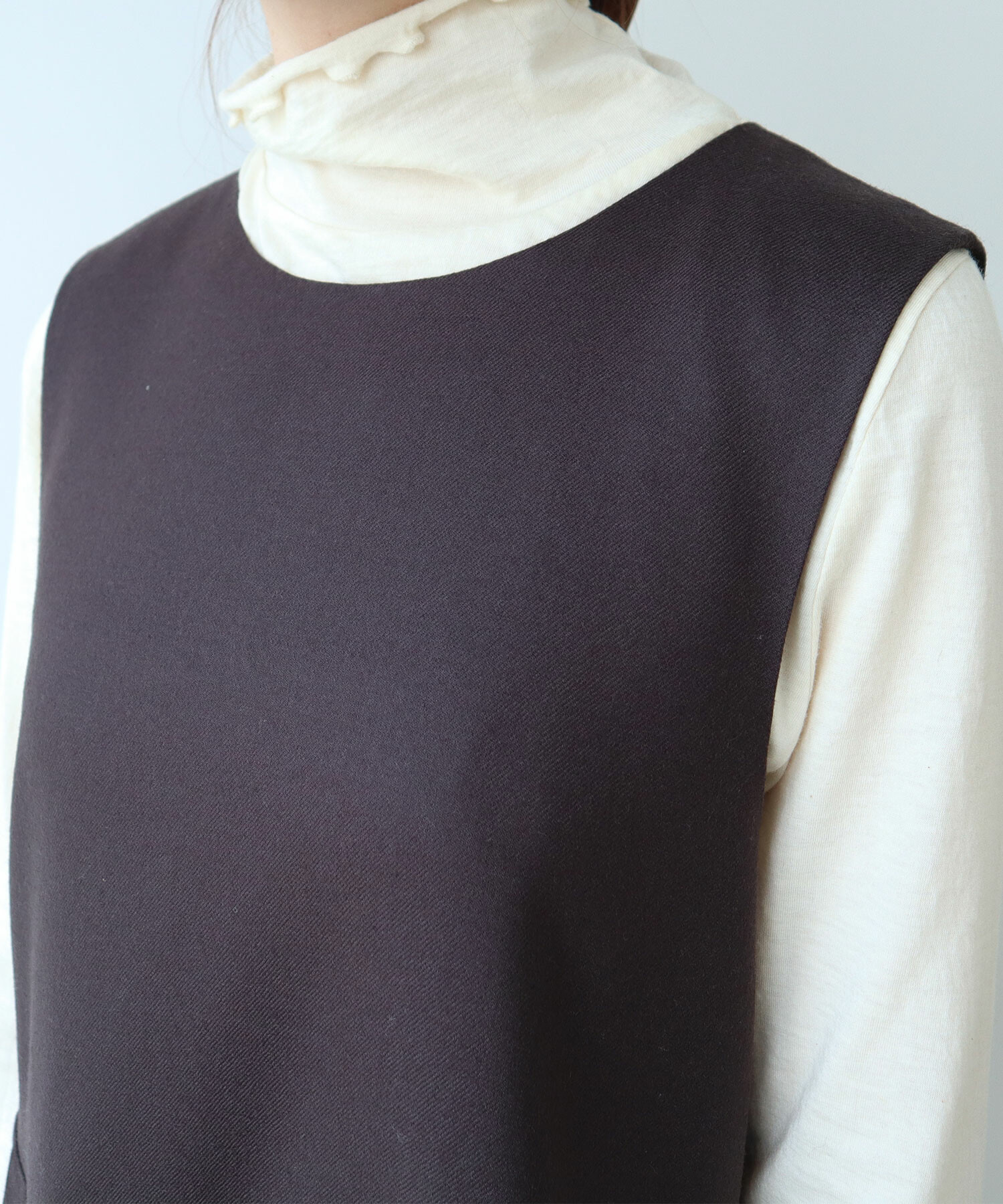 AMBIDEX Store 〇 2 / 60 サキソニー プリーツワンピース(F コゲチャ