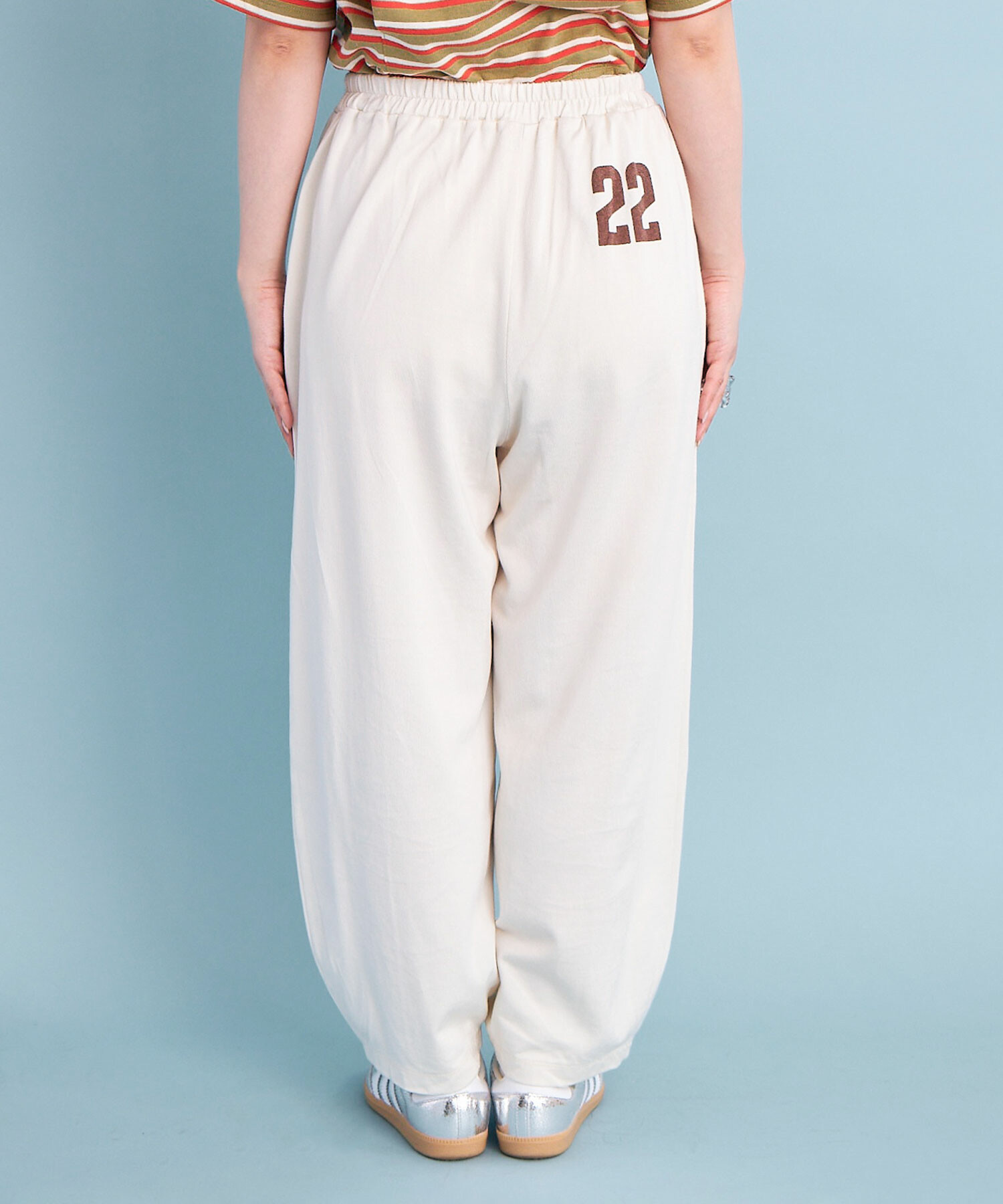 AMBIDEX Store 【予約販売】football jersey CURVE パンツ(F OFF WHITE
