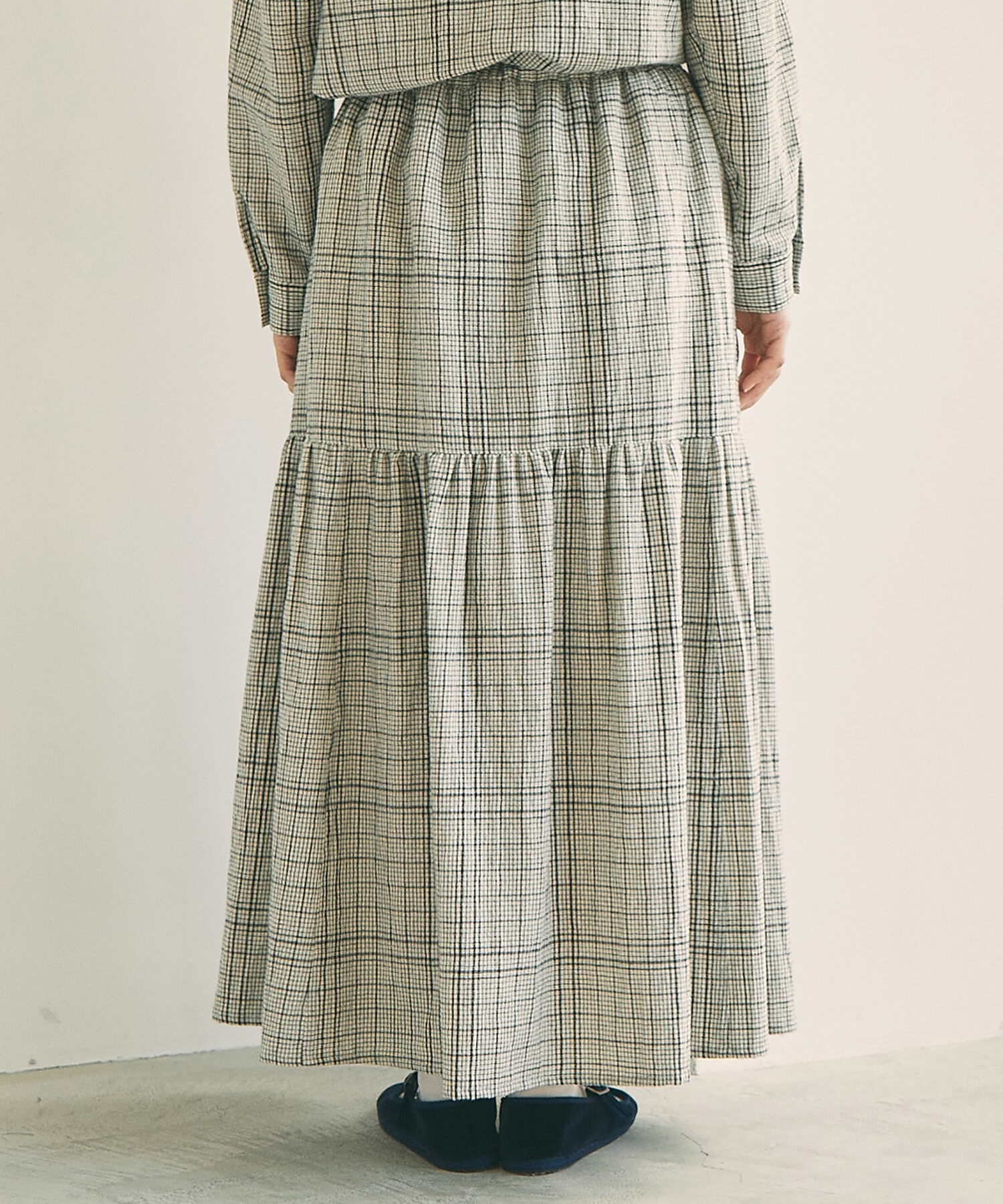 AMBIDEX Store ○W/C/Ｌiチェック UMBLLERA-SKIRT(F SMALL CHECK 