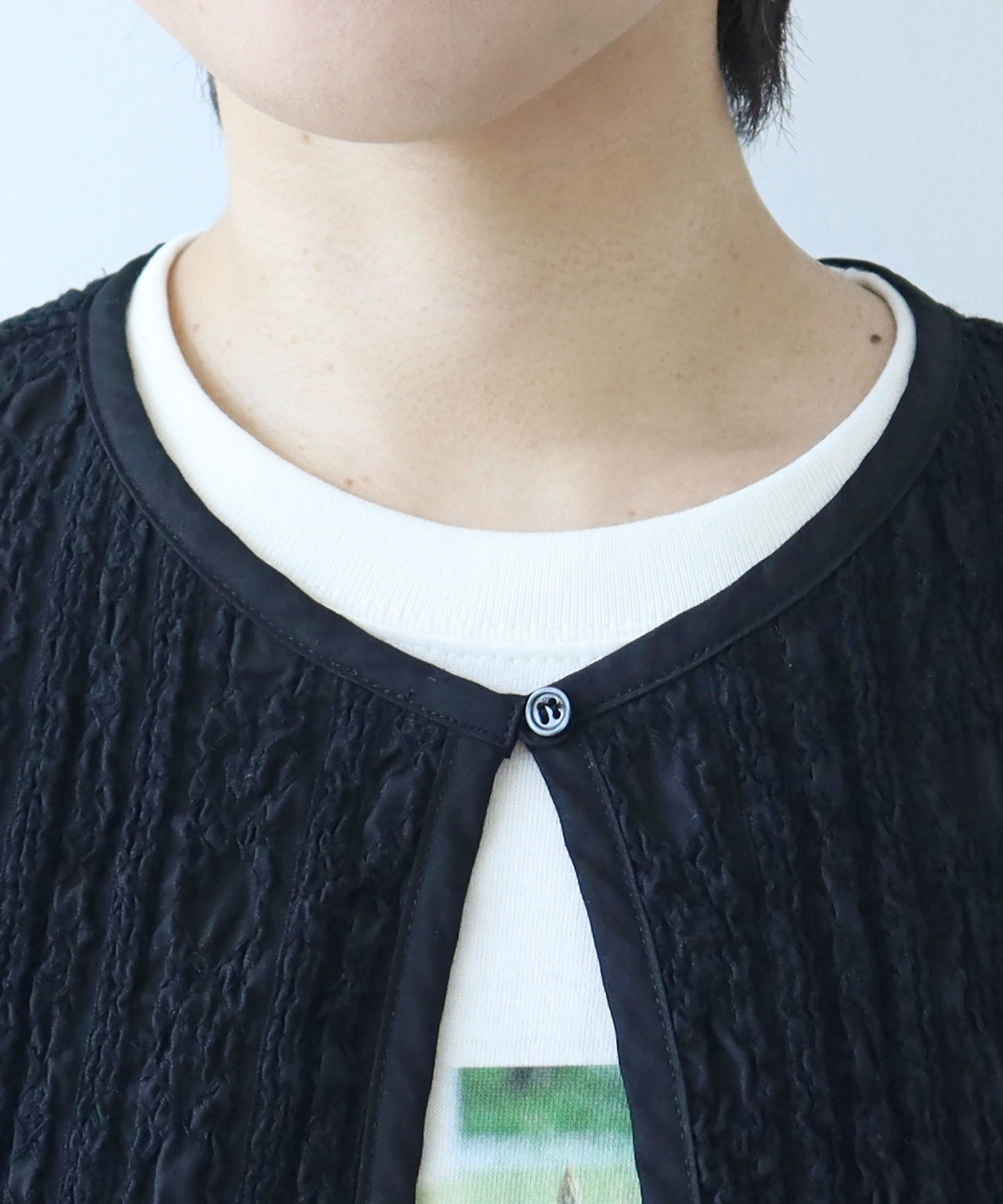 AMBIDEX Store ○【WEB別注カラー】ストライプ刺繍 ベスト