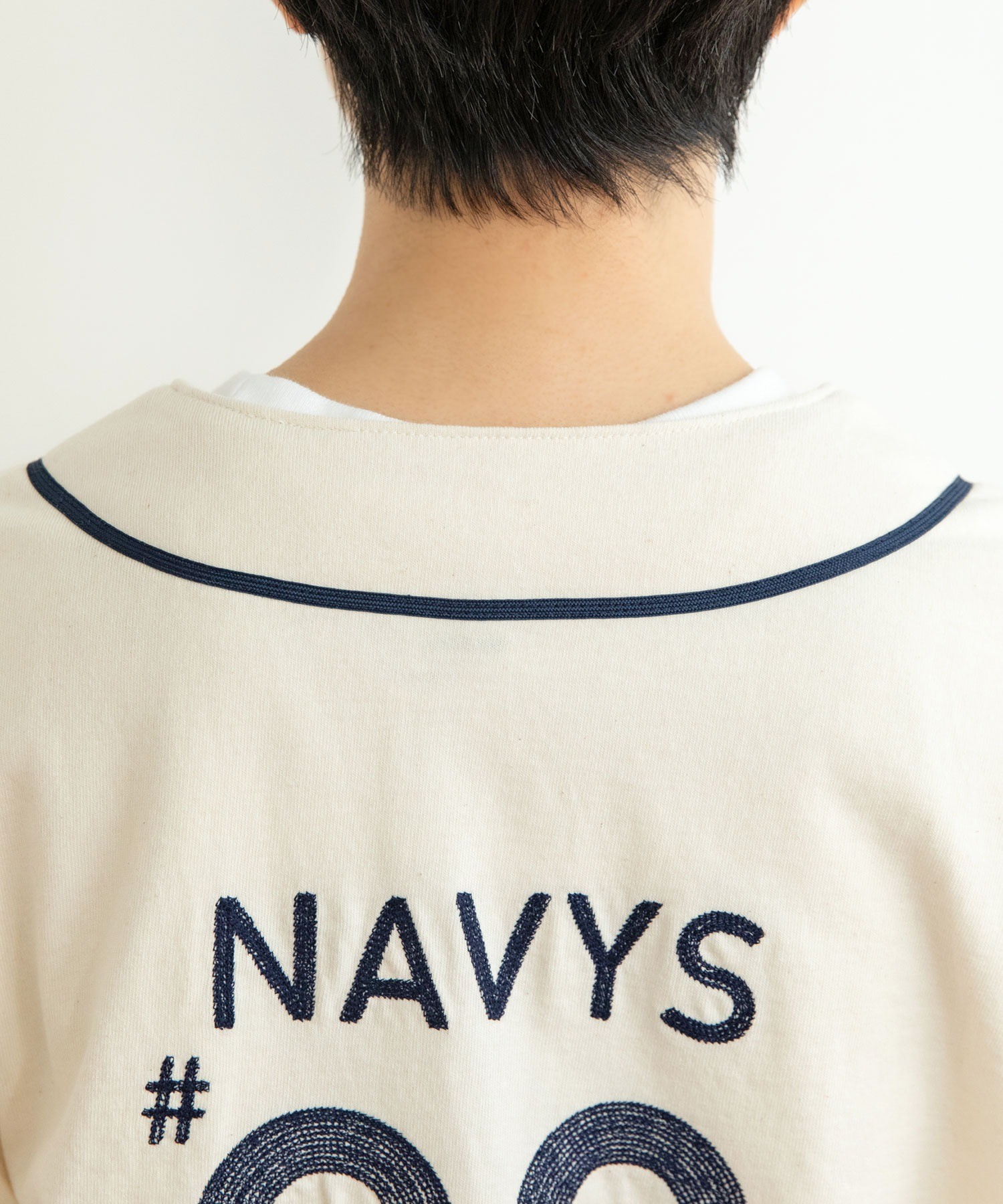 あまねページ AMBIDEX Store ○○NAVYS80 ベースボール半袖プルオーバー(F