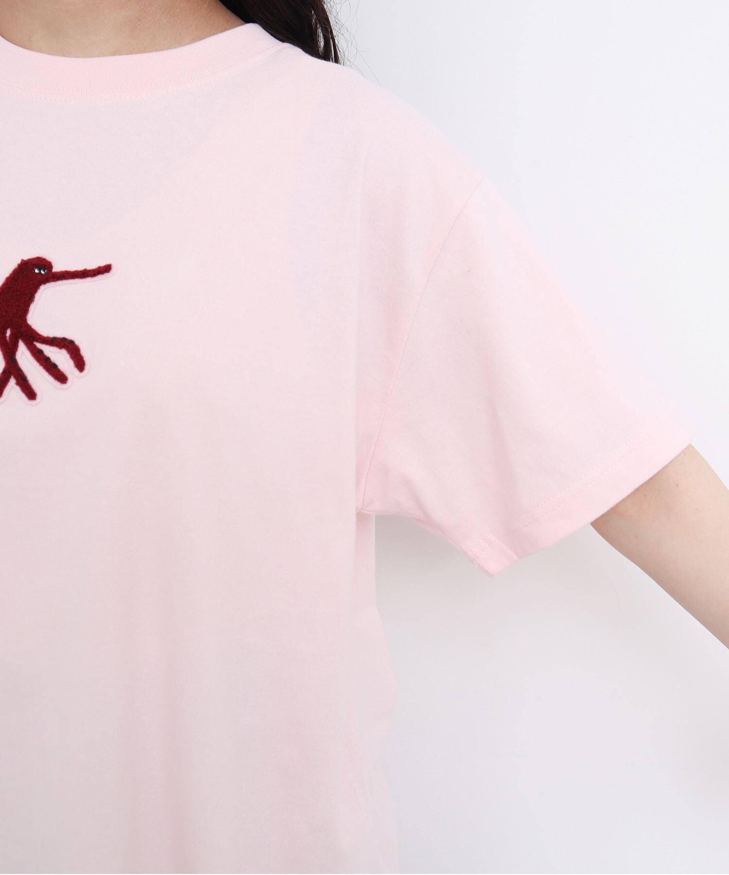 tシャツ 海の生物　さがら刺繍Tシャツ レディース AMBIDEX Store 海の生物 さがら刺繍Tシャツ(F シロ): l'atelier