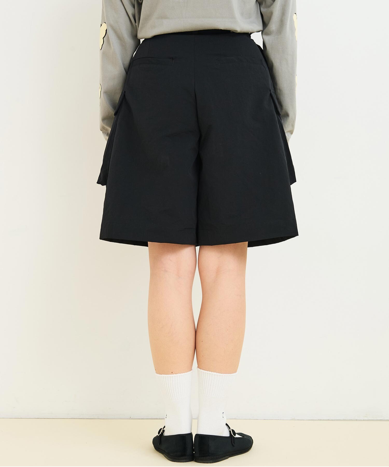 AMBIDEX Store ○Nylon dyed tusser ショートパンツ(F シロ): l