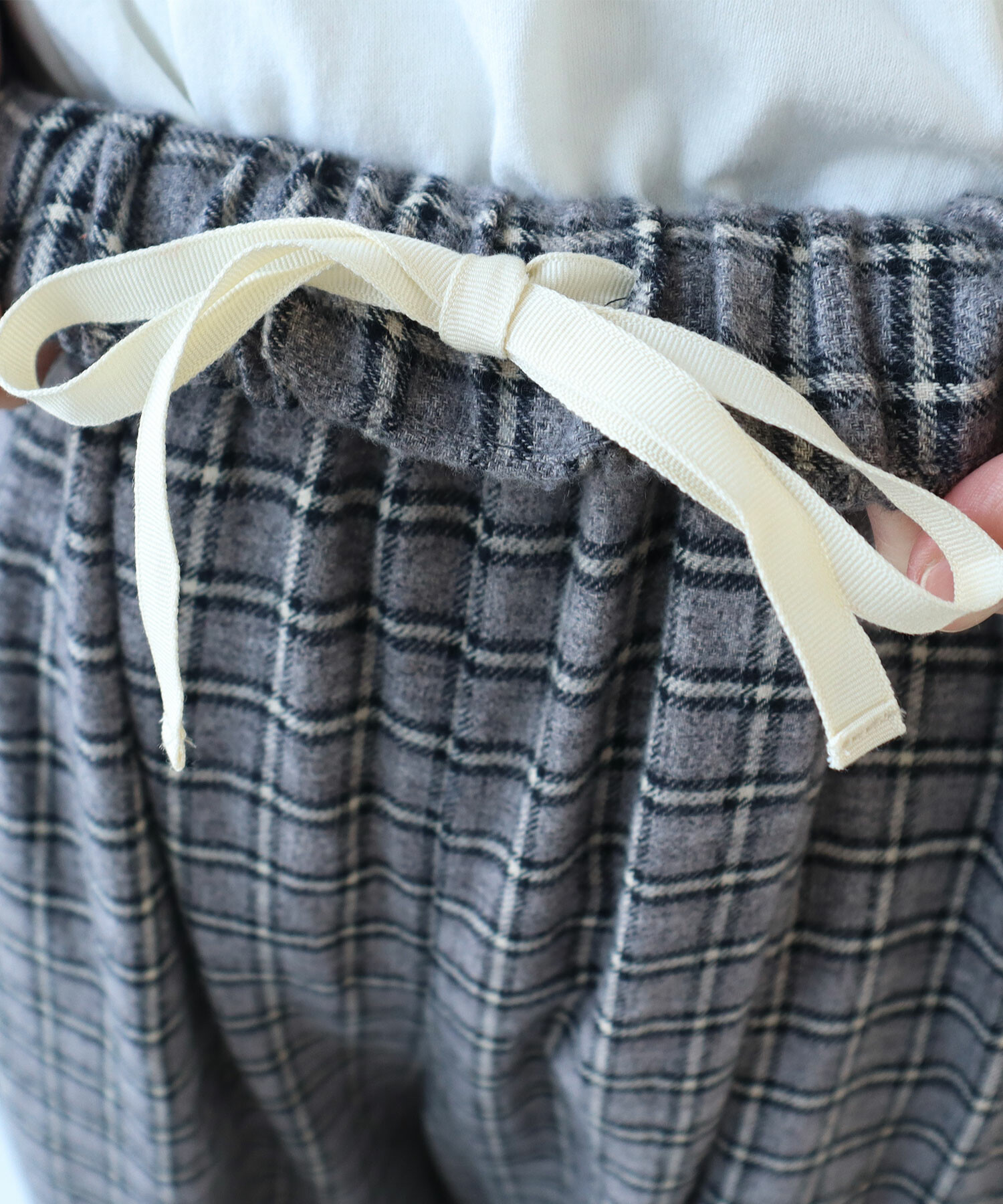 AMBIDEX Store ○ mini チェック パンツ(F クロ): bulle de savon