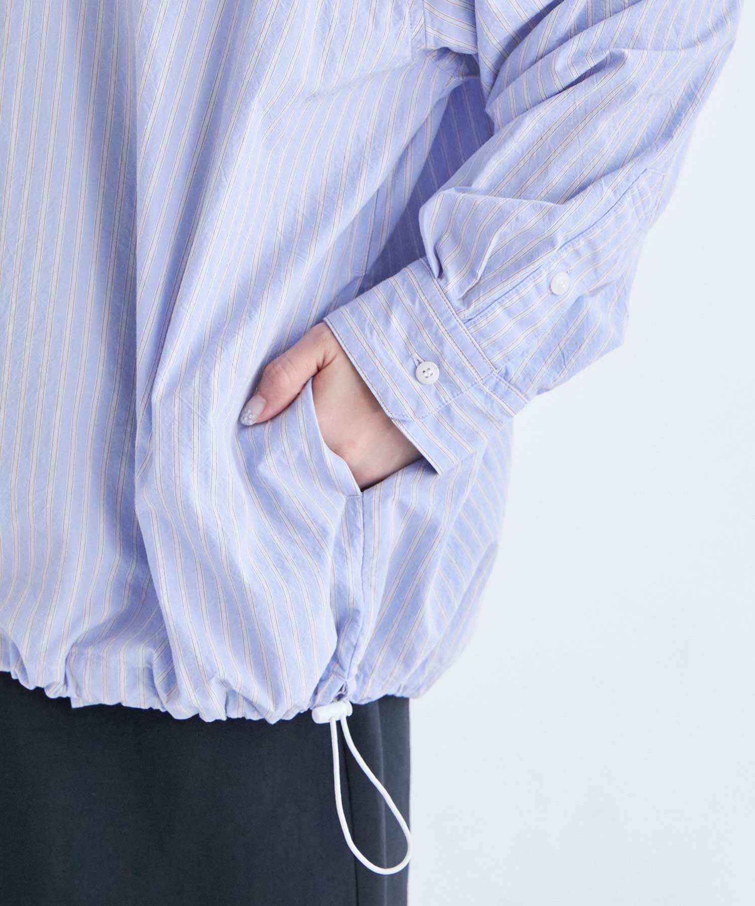 AMBIDEX Store ○STRIPE シャツブルゾン(F BEIGE STRIPE): FLAT