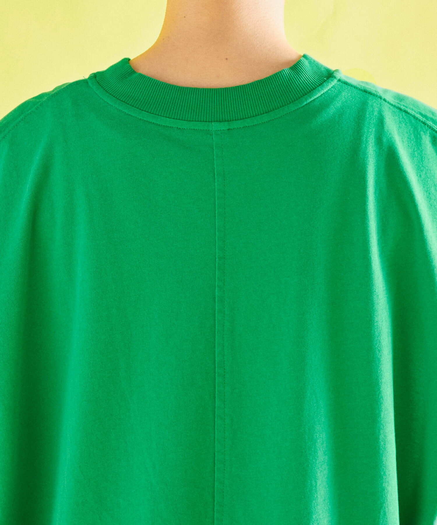 AMBIDEX Store ○VINTAGE TWIST BIG BIB T-シャツ(F GREEN): FLAT-cic