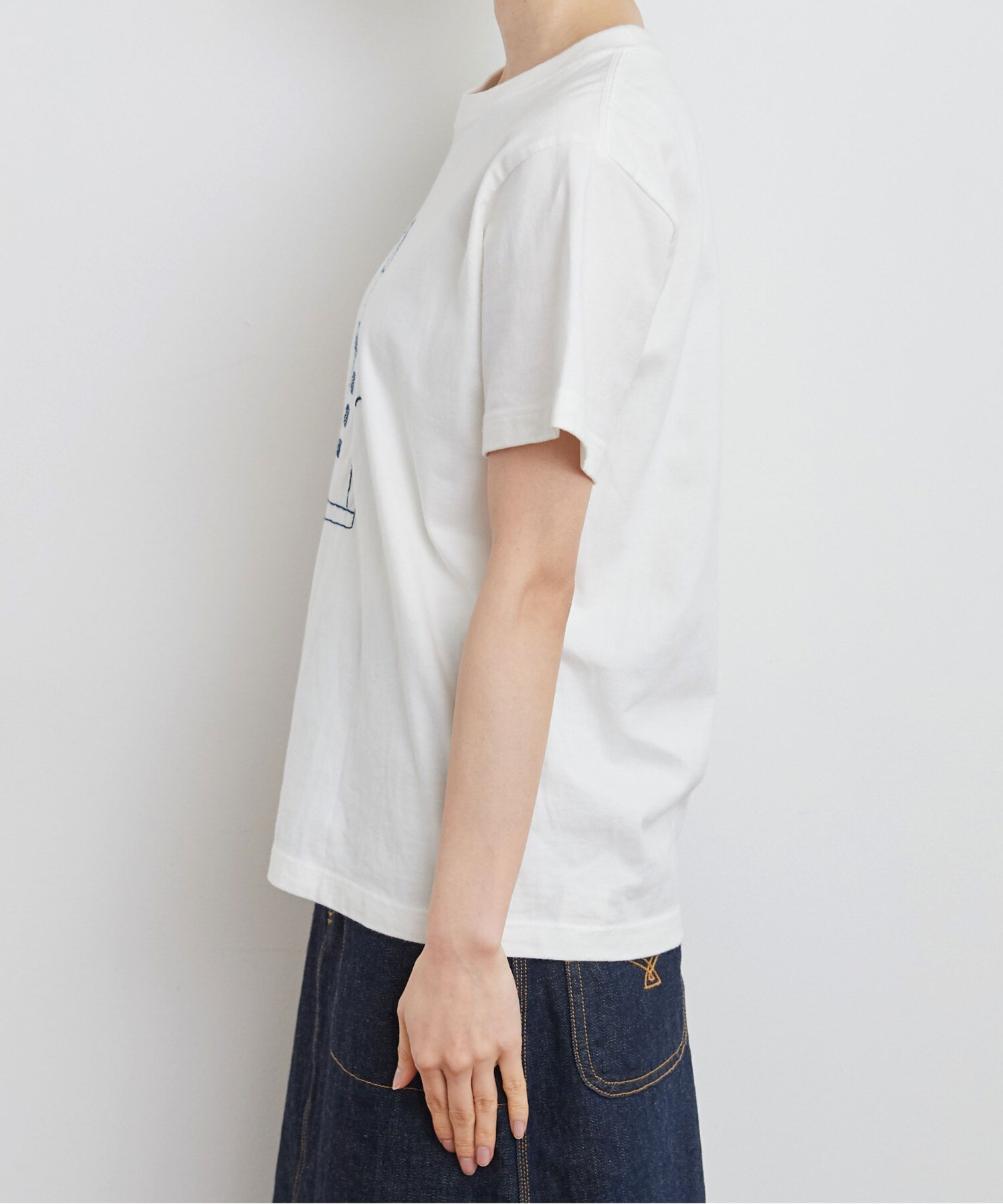 AMBIDEX Store ○灯台刺繍Tシャツ(F シロ): PAR ICI