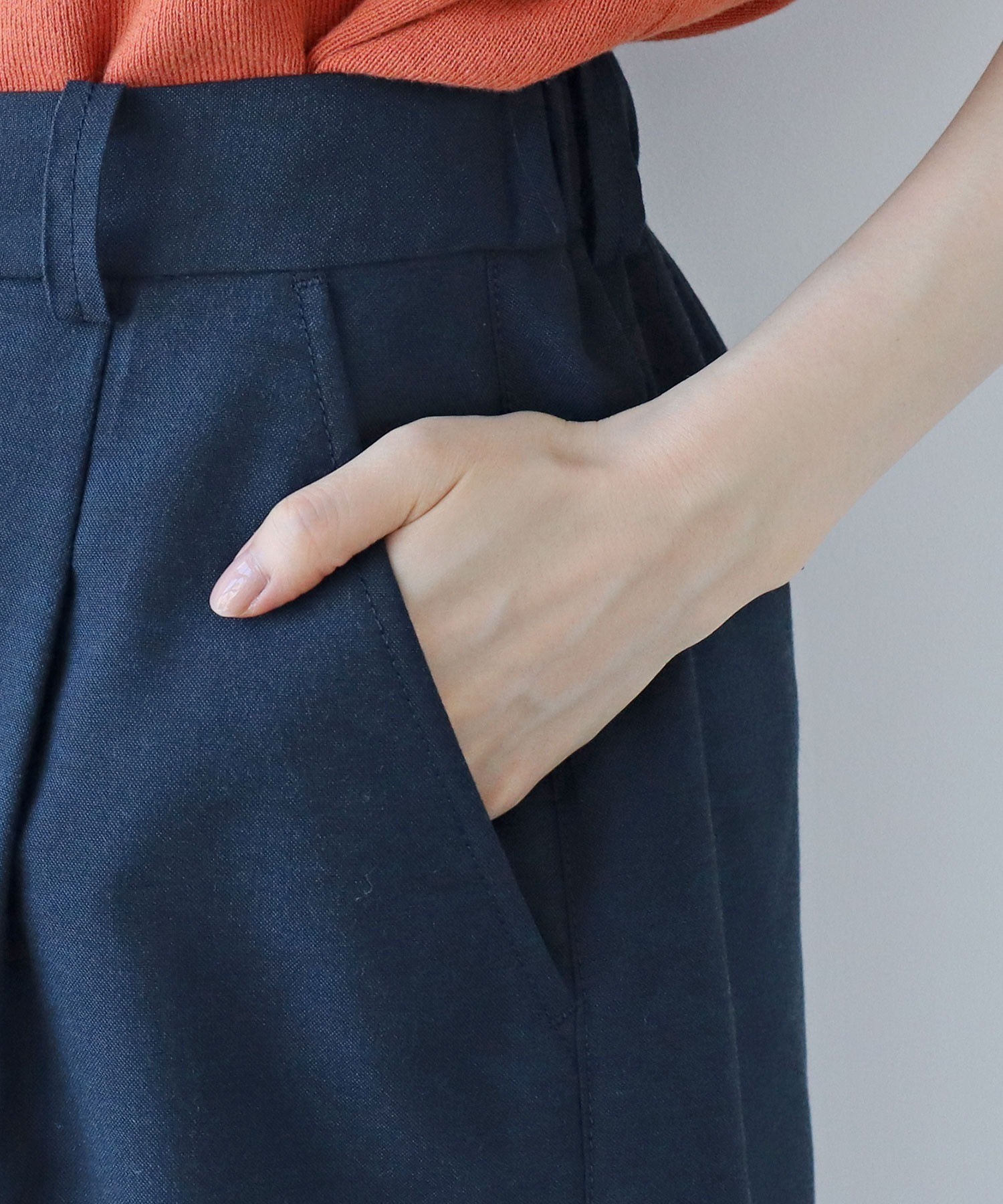 AMBIDEX Store ○テトロンレーヨン ショートキュロットパンツ(F グレー): PAR ICI
