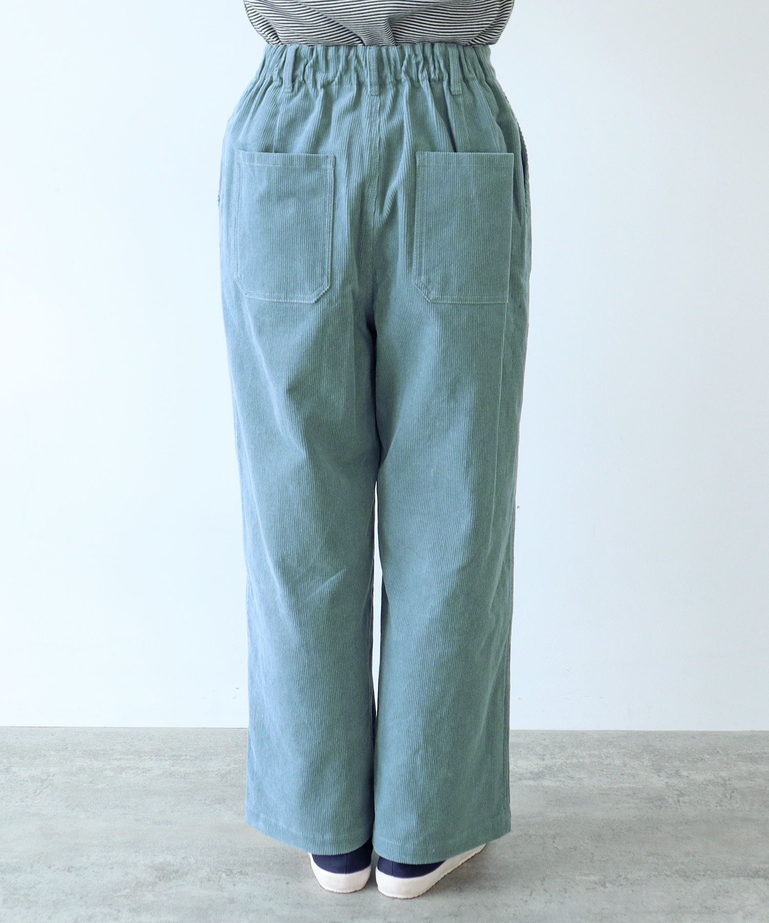 AMBIDEX Store 【WEB限定】○コーデュロイ後ろゴム タックパンツ(F