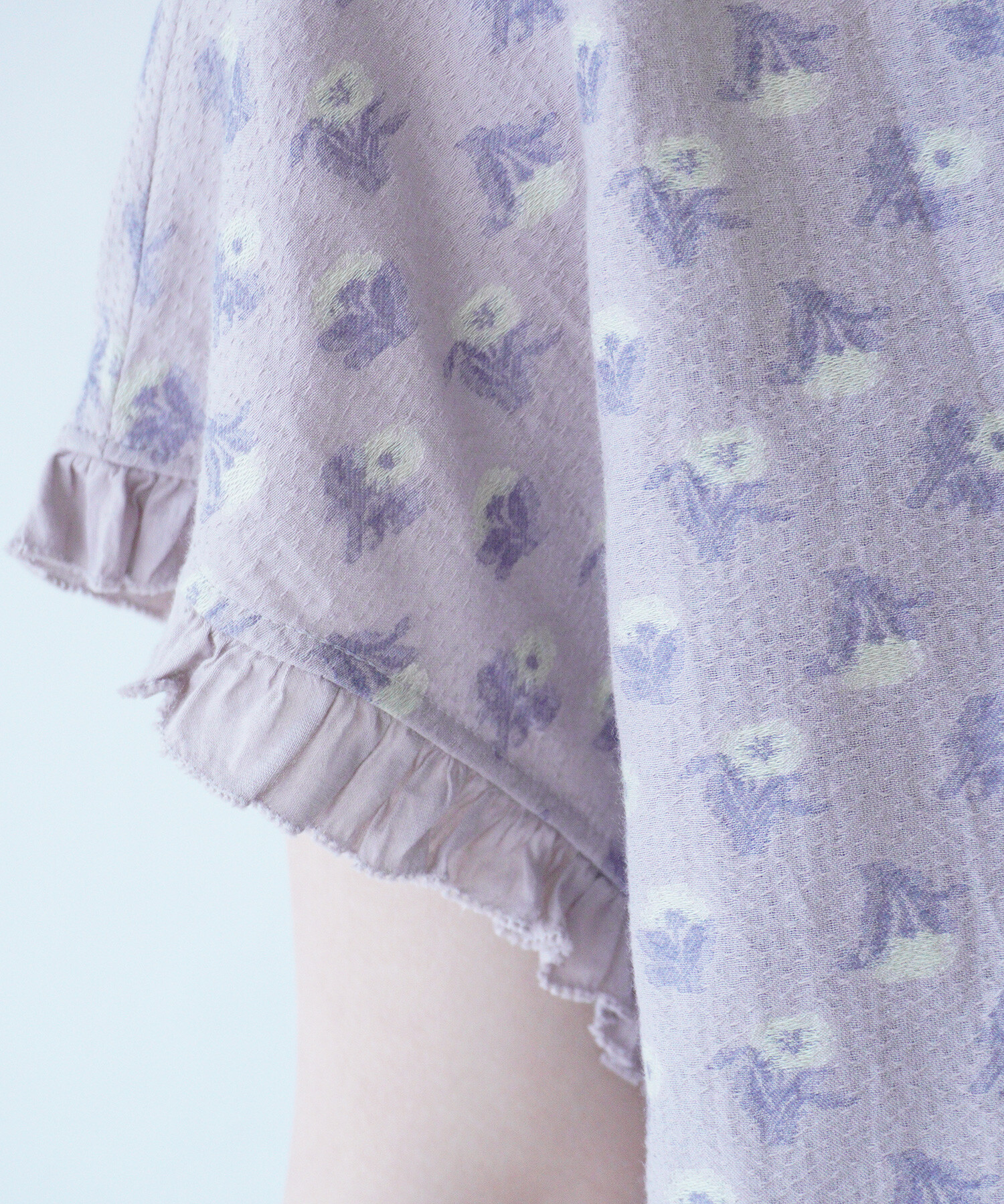 AMBIDEX Store △〇追憶の花 jacquard フリルブラウス(F