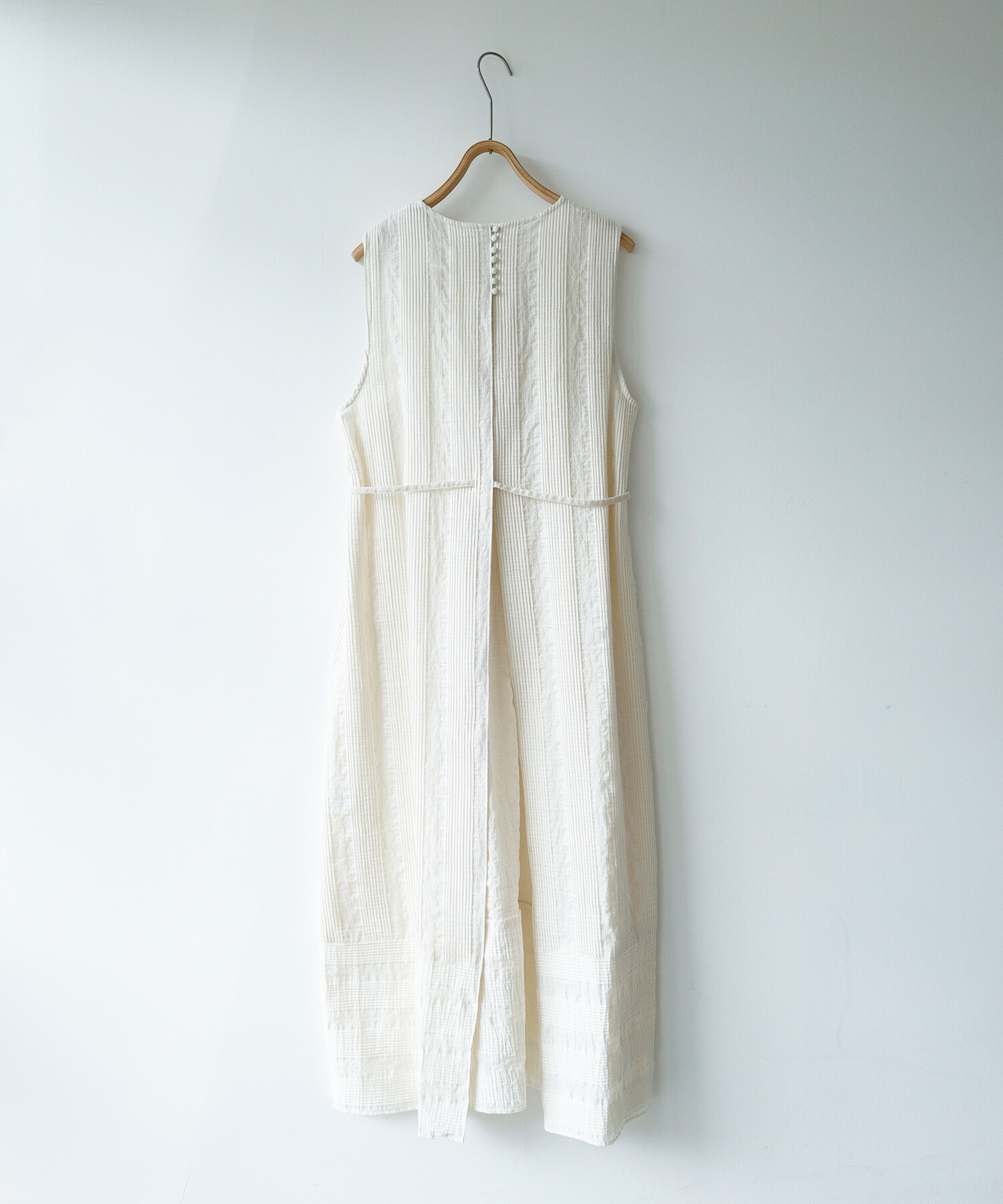 AMBIDEX Store △〇pintuck jacquard ベストワンピース(F キナリ