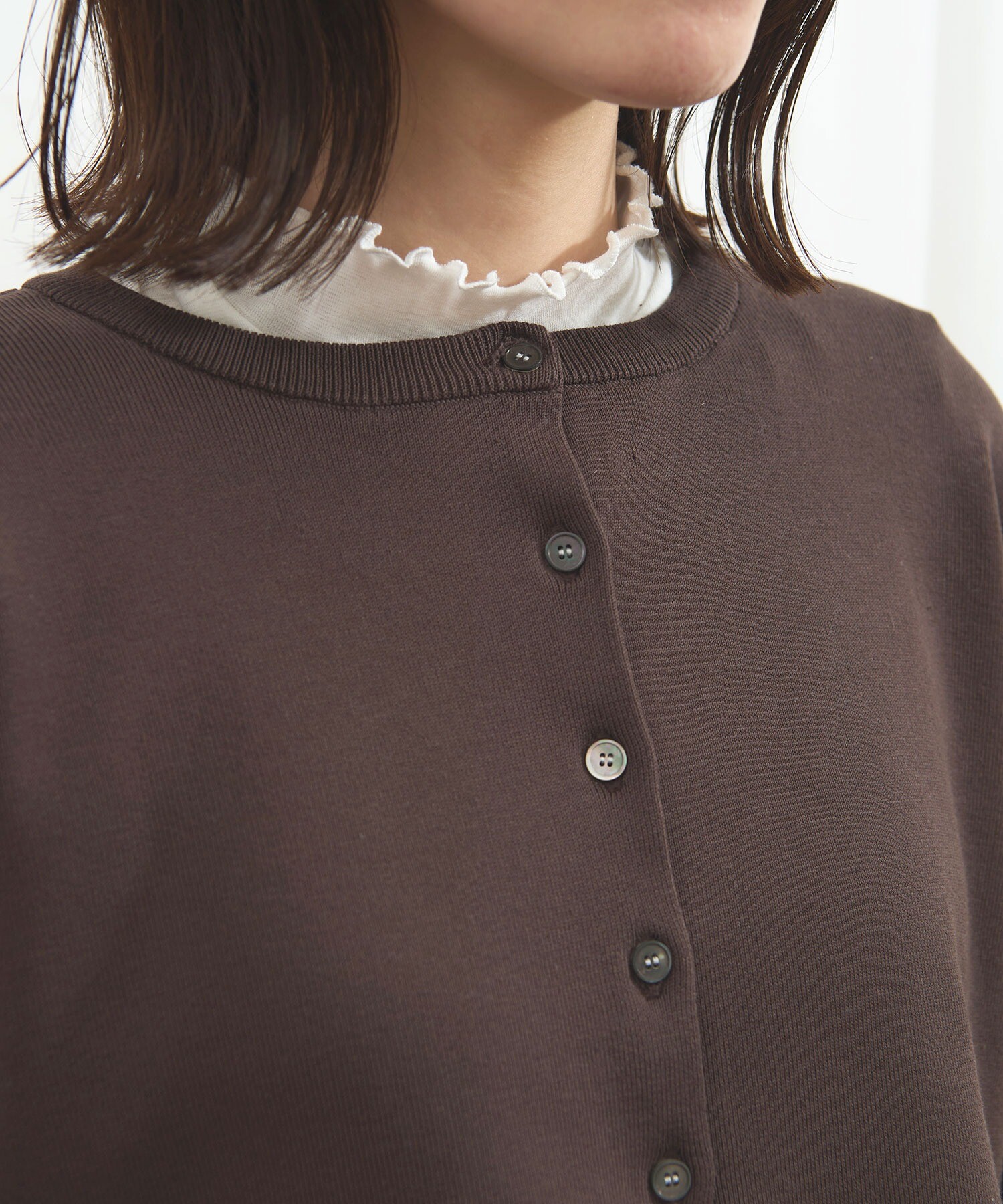 AMBIDEX Store C/Ny pleating cardigan(F キナリ): l'atelier du savon