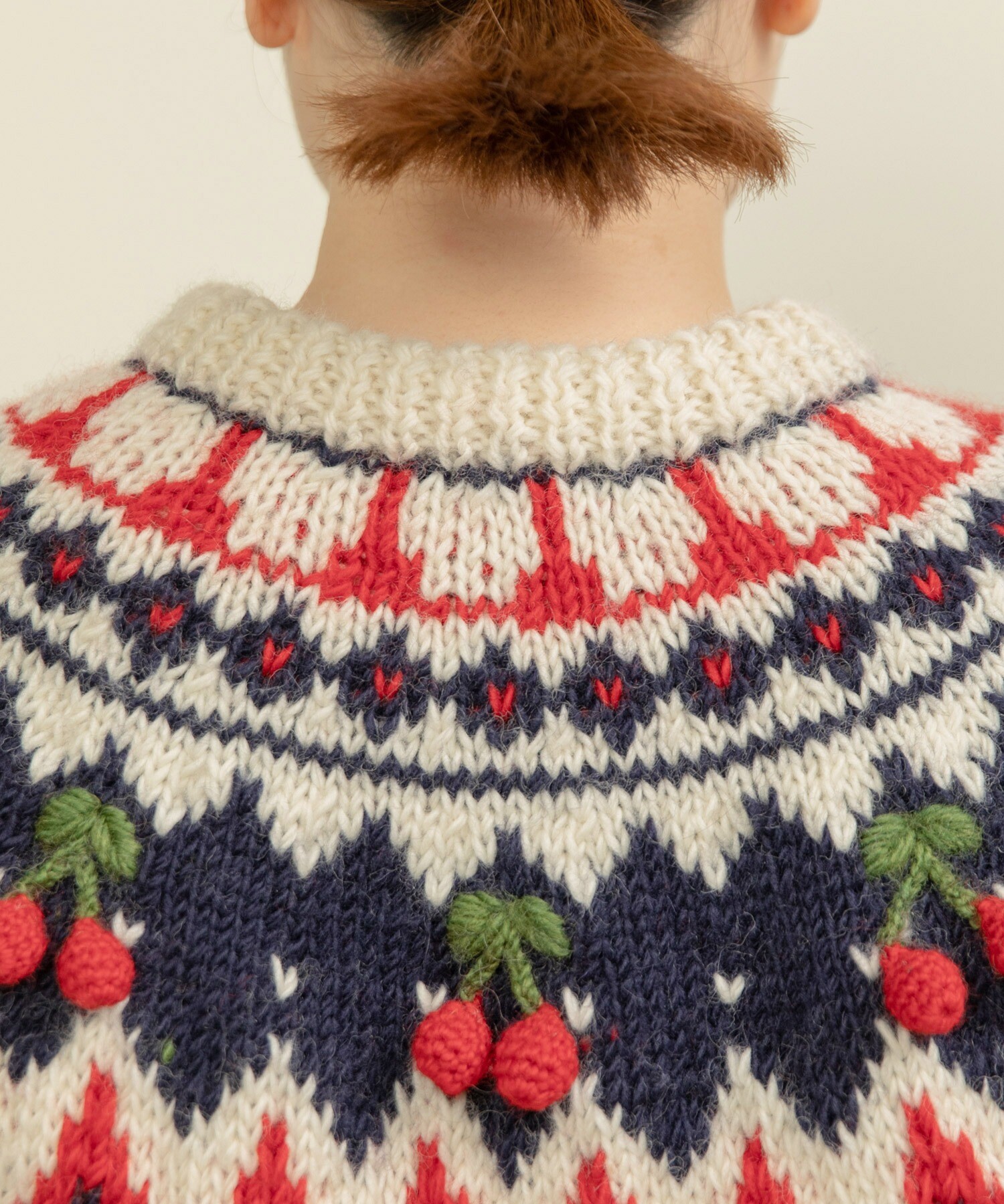 dot&stripeschild woman ポップコーンカラフルポンポンニット dot&stripeschild woman ポップコーンカラフルポンポンニット