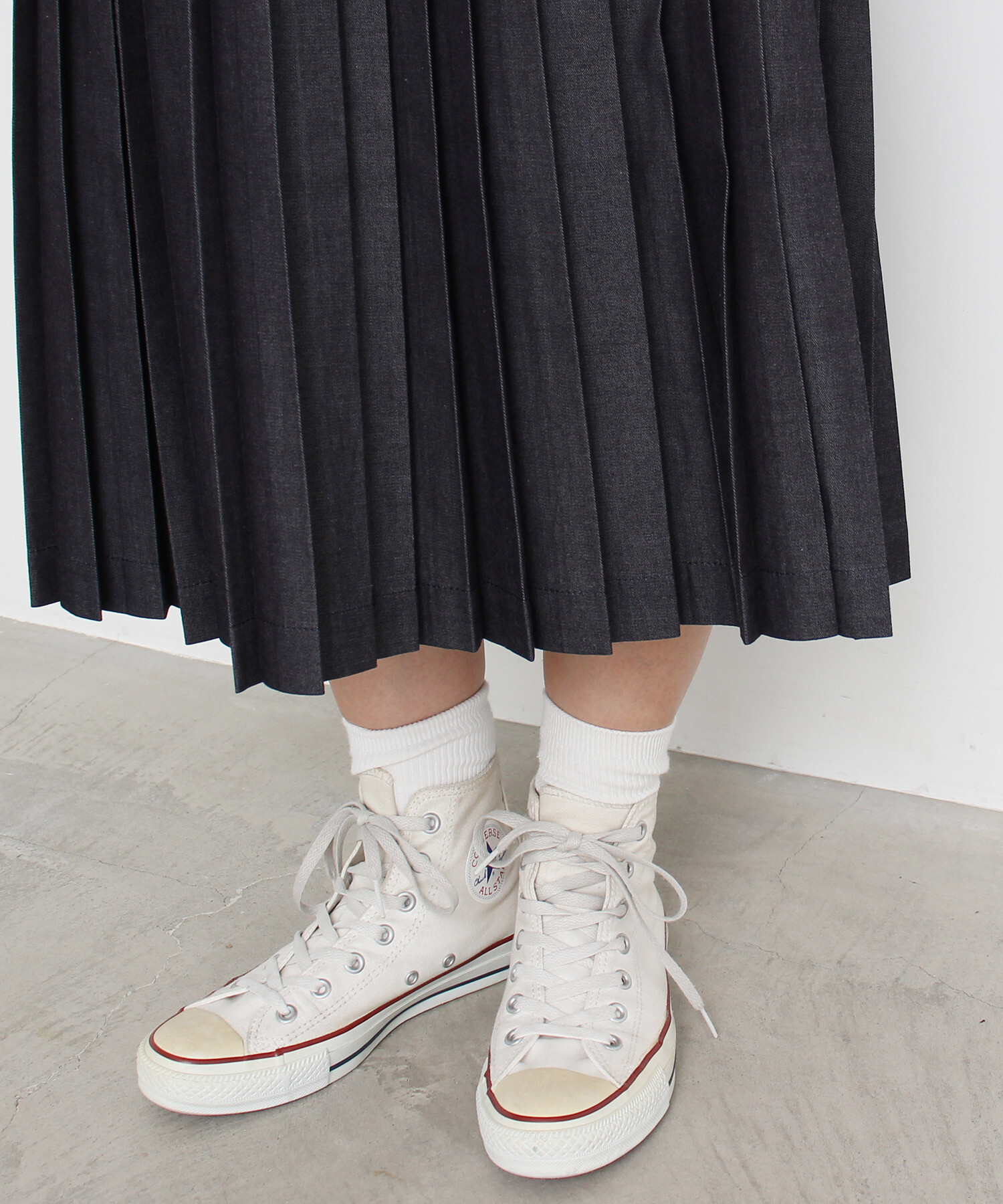 Moncler ロングプリーツスカート GONNA SKIRT 【未使用】38S-