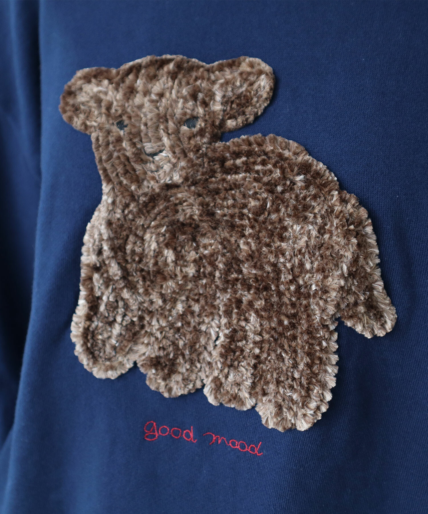 AMBIDEX Store ○ 30 / 10 コーマ裏毛 子ひつじ刺繍 スウェット(F