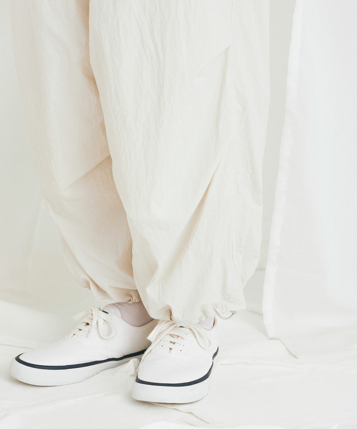 AMBIDEX Store 45d NYLON伊吹染め CARGO パンツ(F IVORY): buoybuoy