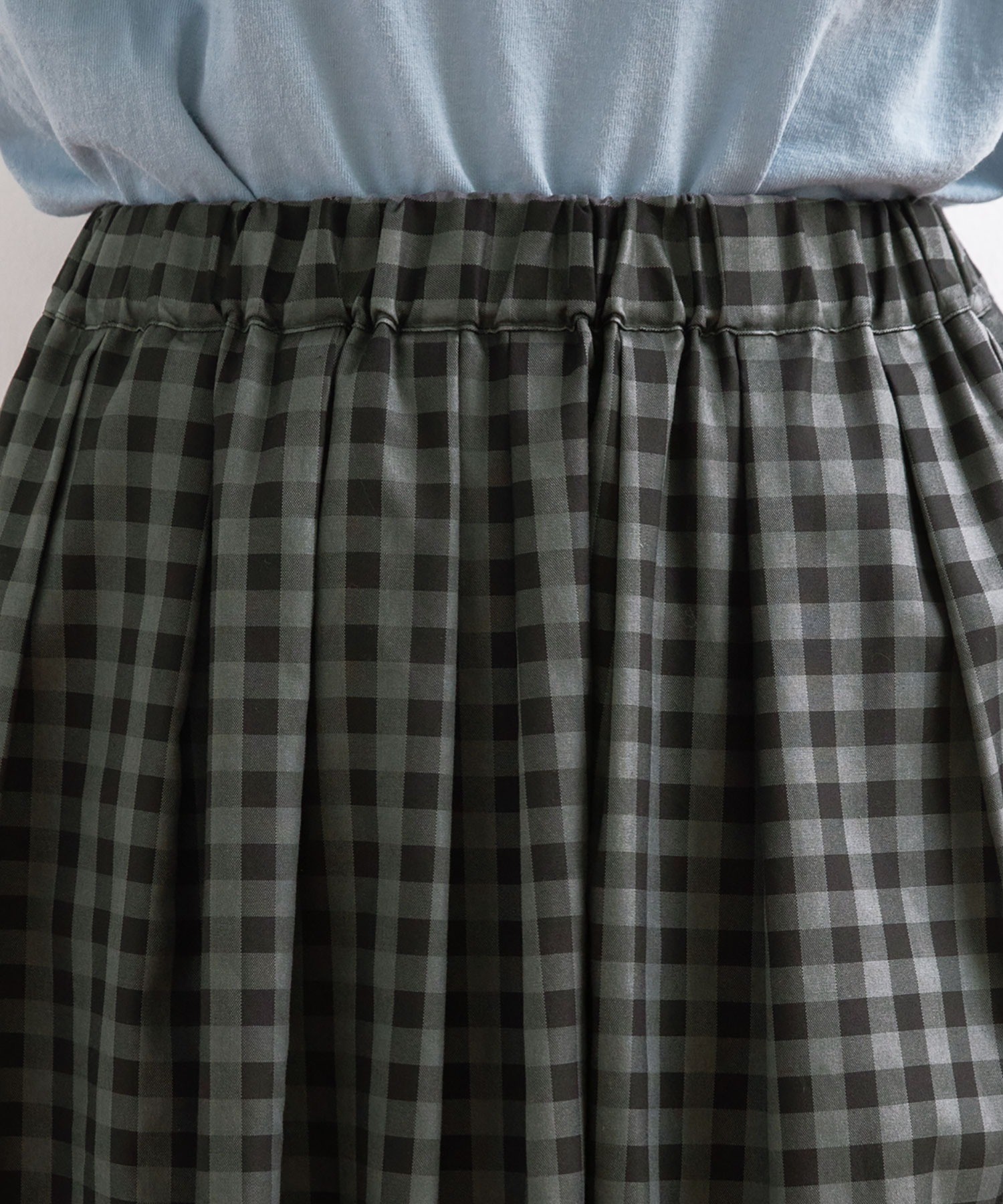 AMBIDEX Store ○○製品染め ギンガムチェックスカート(F