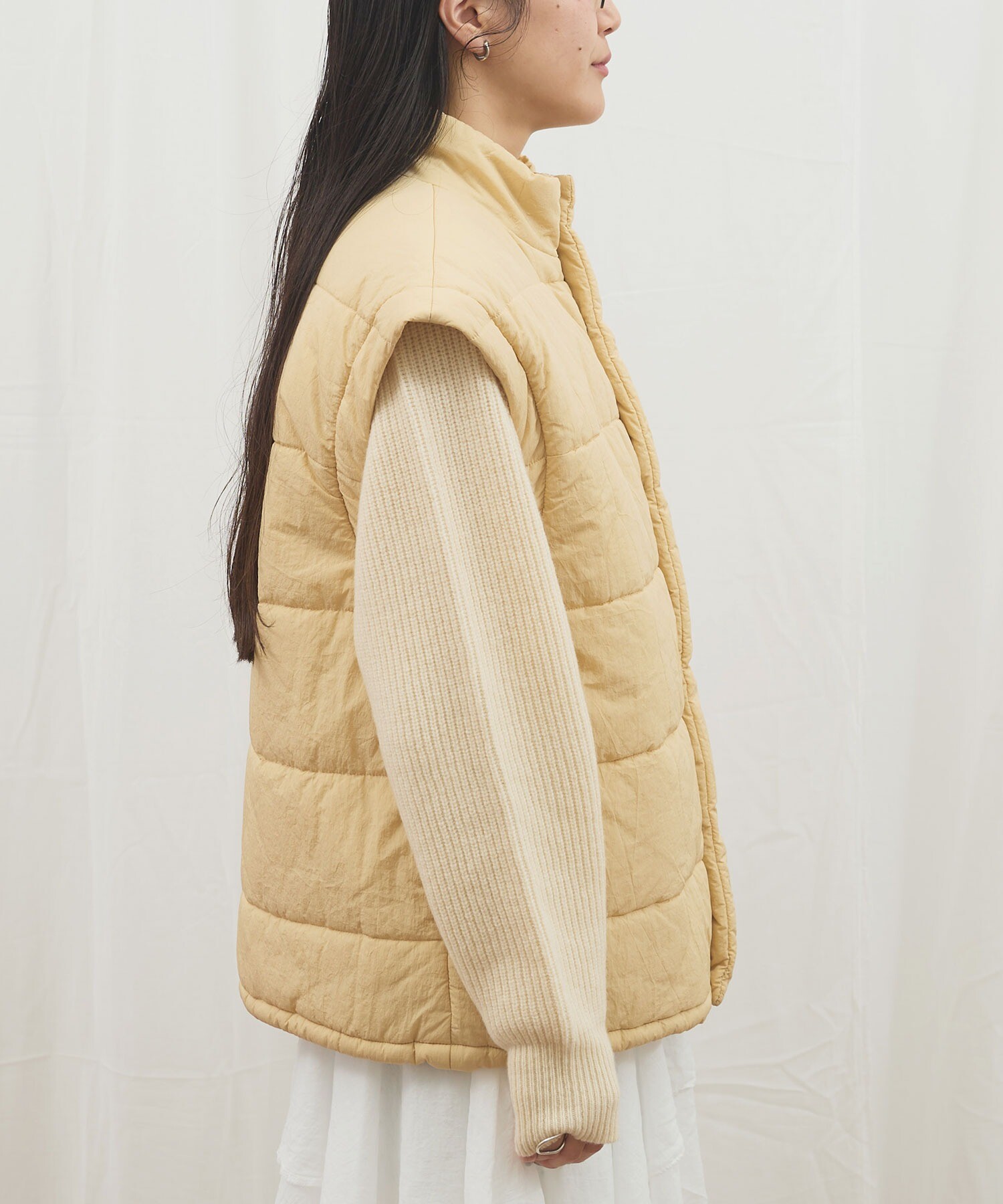 【美品】 2way dad jacket ベージュ AMBIDEX Store 〇puff 2way coat(F ベージュ): l'atelier du savon
