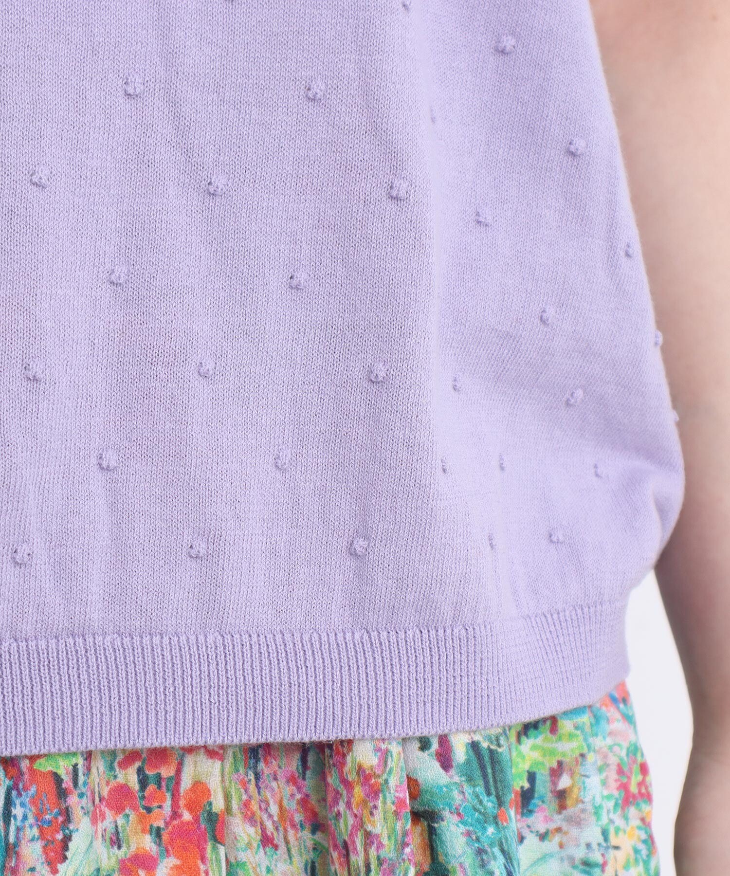 AMBIDEX Store ぽんぽんサマーニット(F パープル): l'atelier du savon